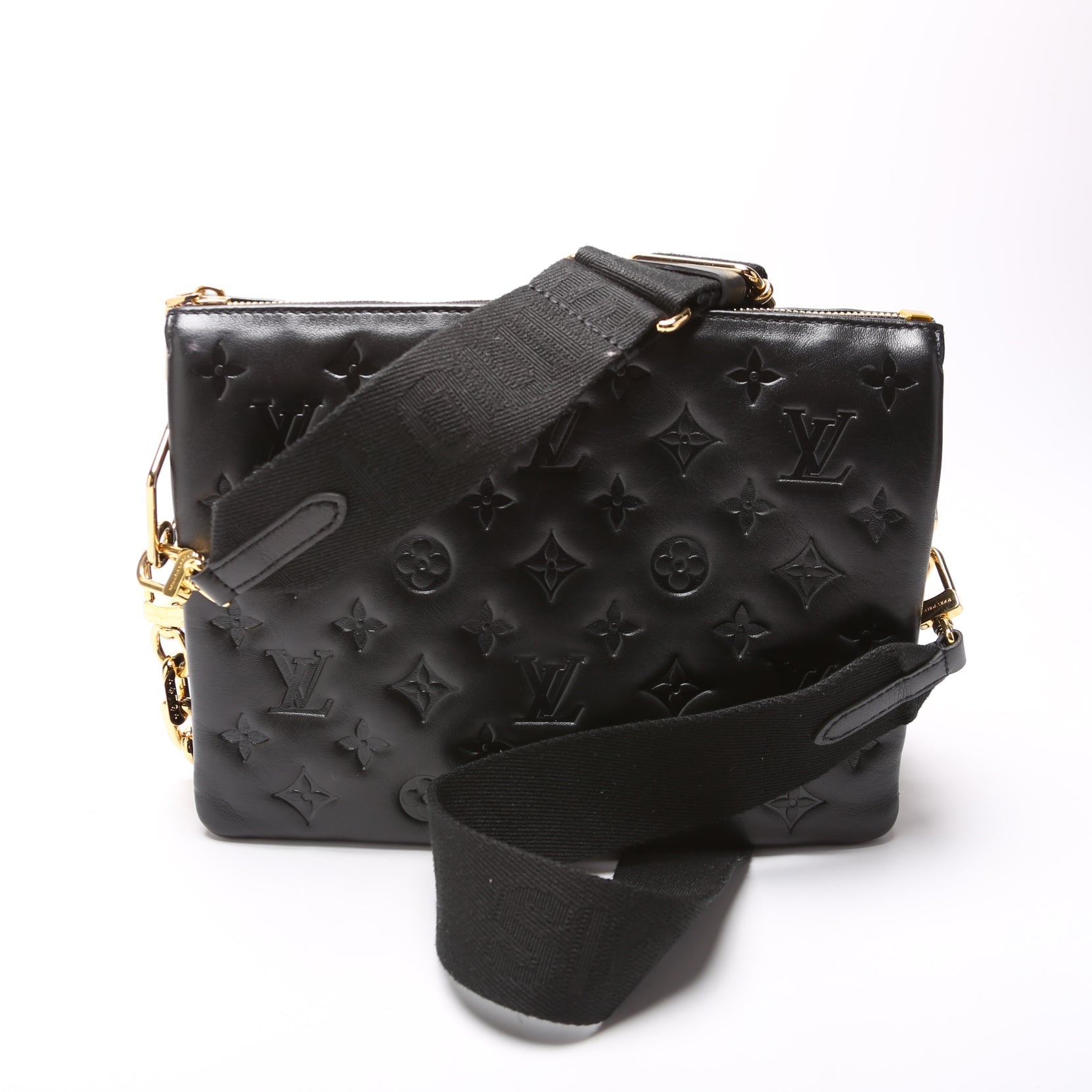 Louis Vuitton Coussin PM NV Lambskin Black Handbag Lambskin Black