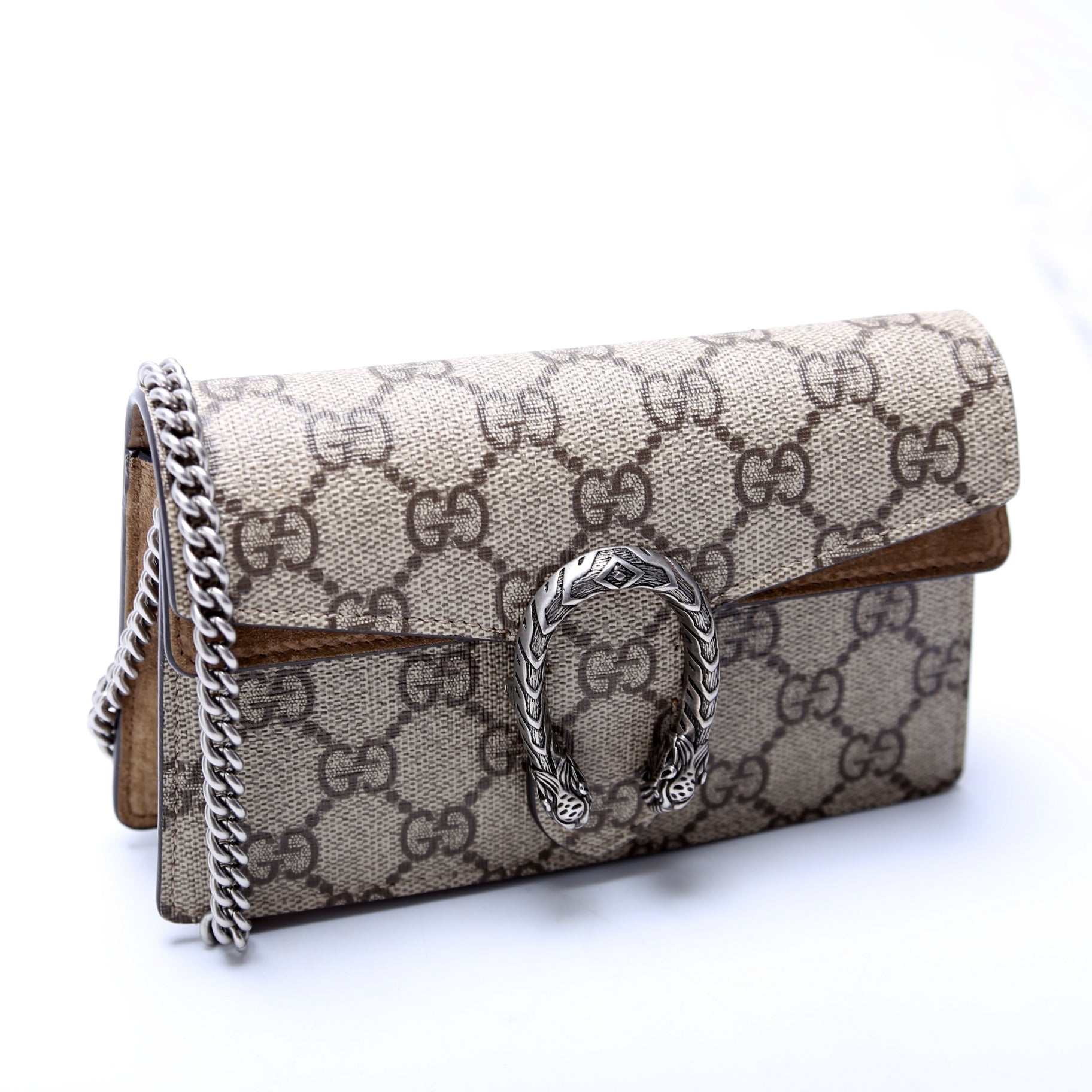 Gucci Dionysus GG Supreme Brown Mini Travel Bag