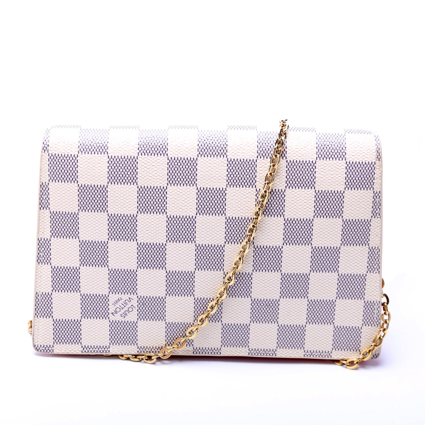 Louis Vuitton Croisette NM Azur Salmon Damier Wallet Case