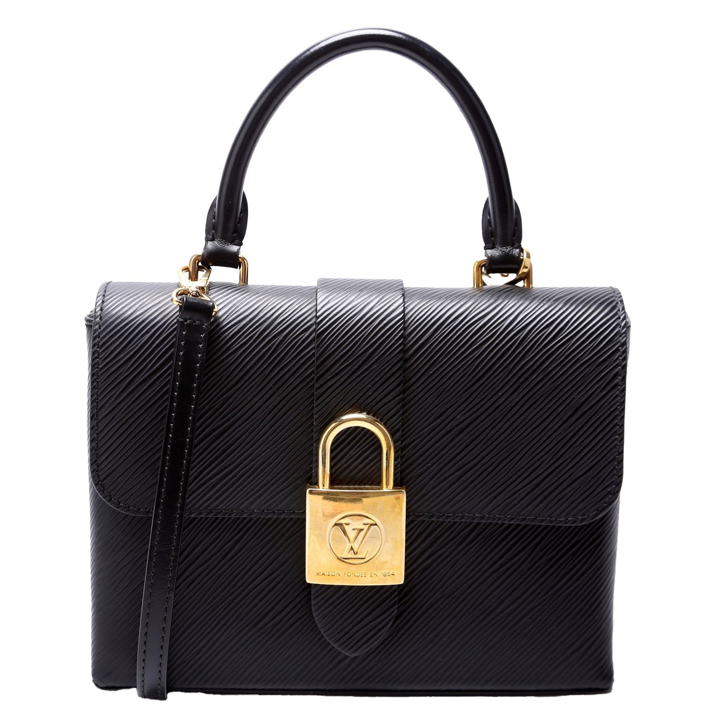 Louis Vuitton Lockey BB Epi Black Handbag