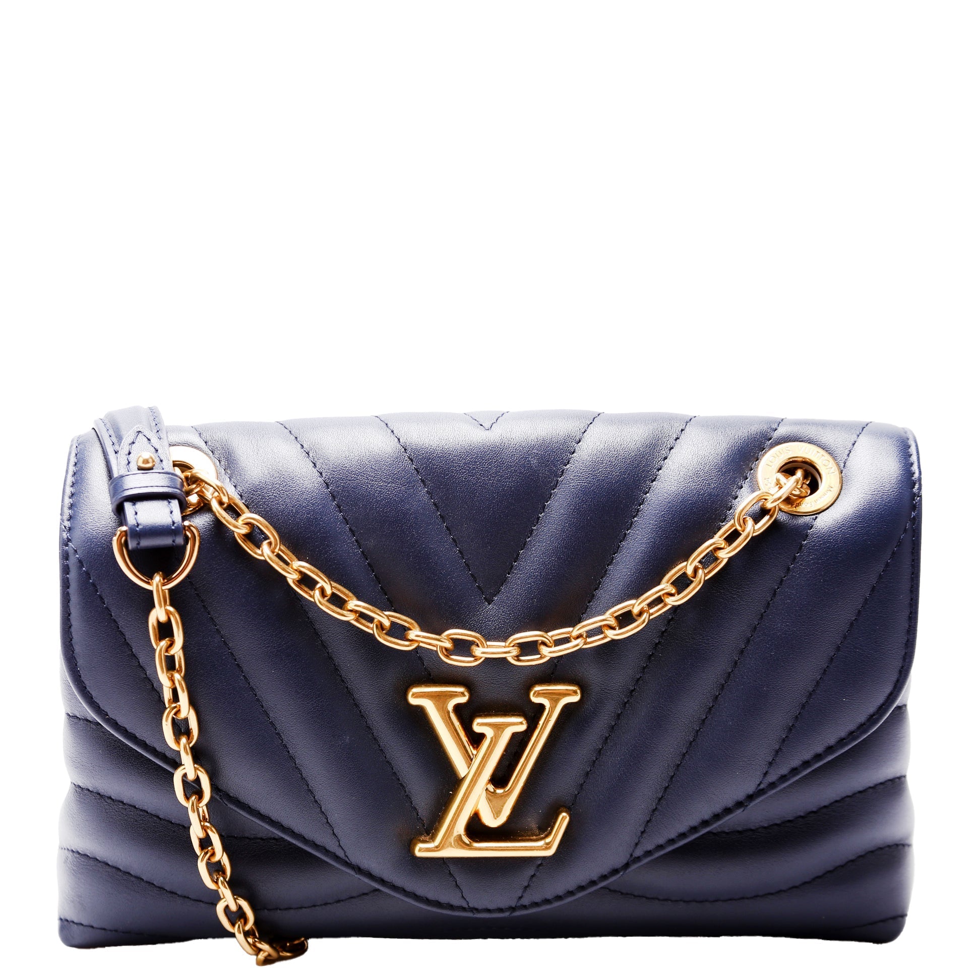 Louis Vuitton New Wave MM Navy Handbag