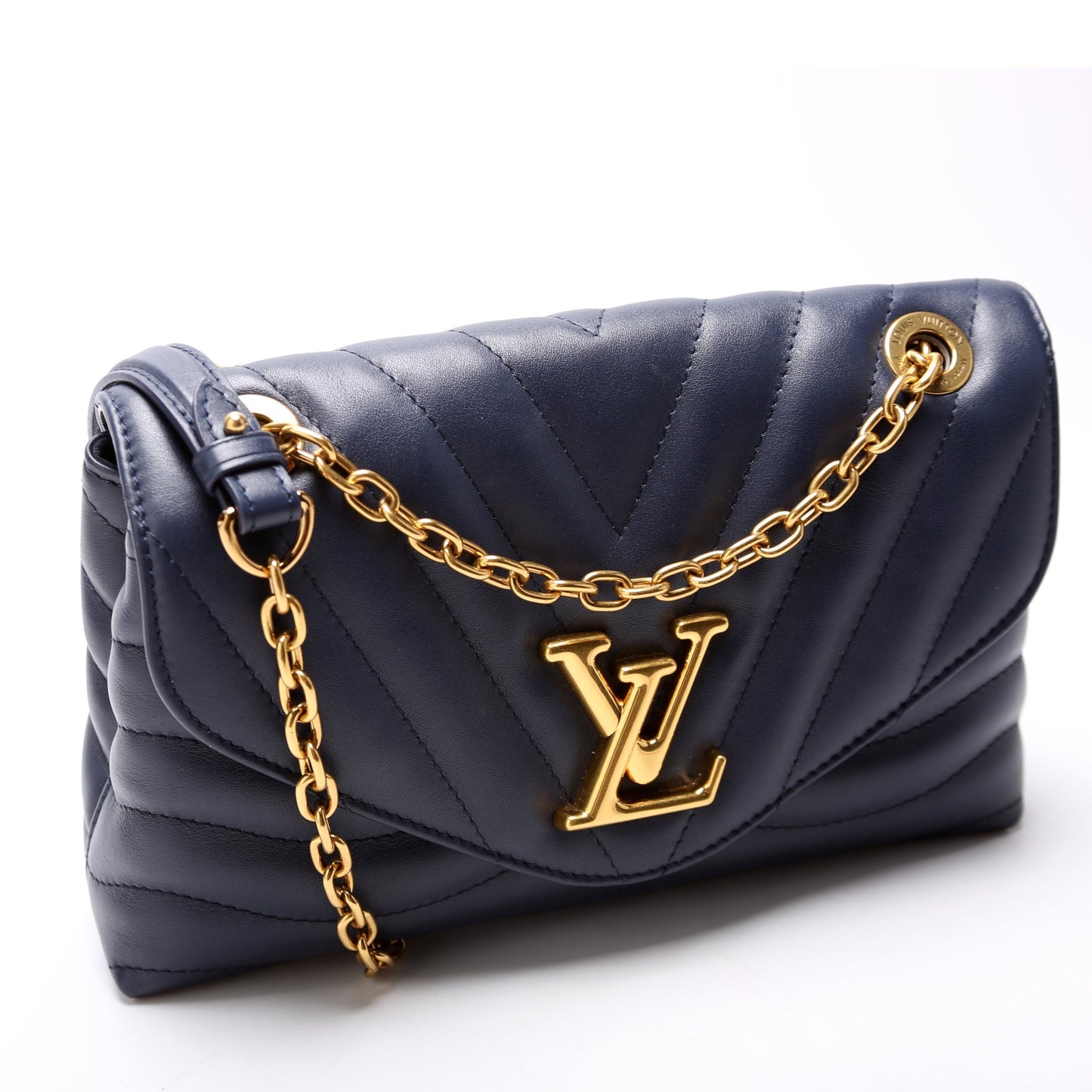 Louis Vuitton New Wave MM Navy Handbag