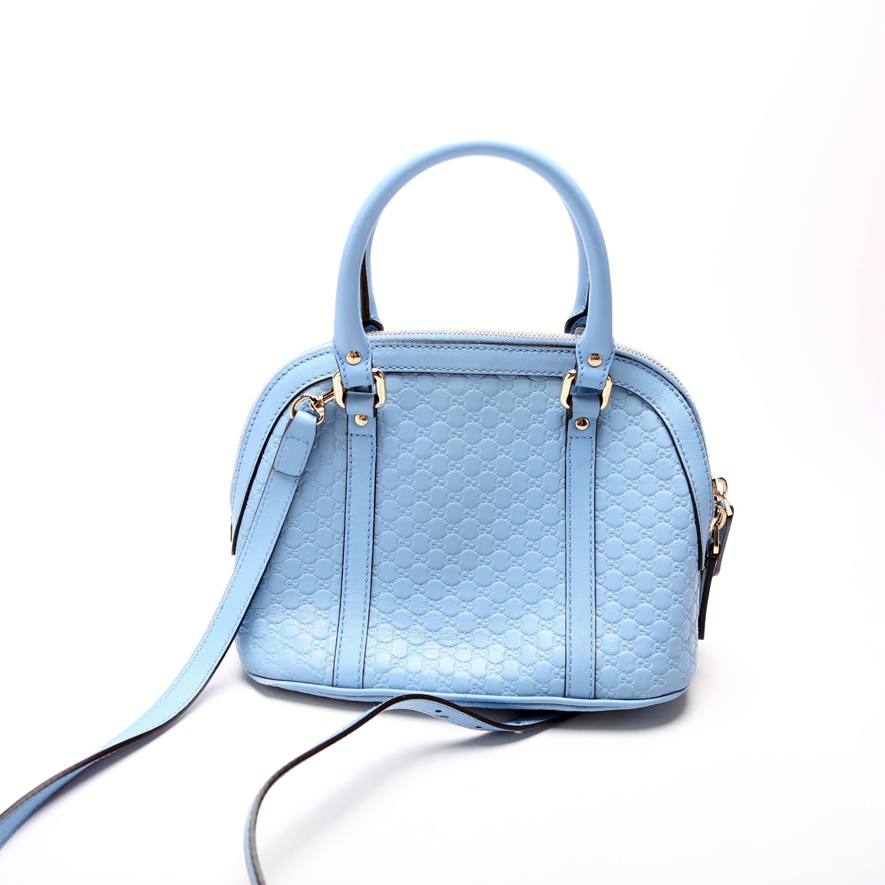 Gucci Dome Micro Blue Mini Travel Bag