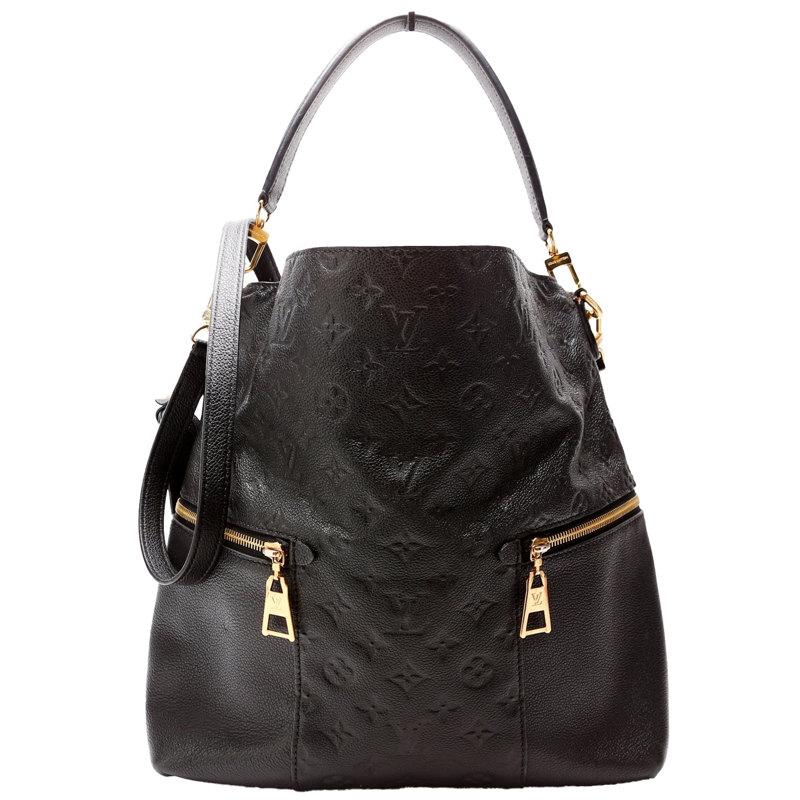 Louis Vuitton Melie Empriente Black Handbag
