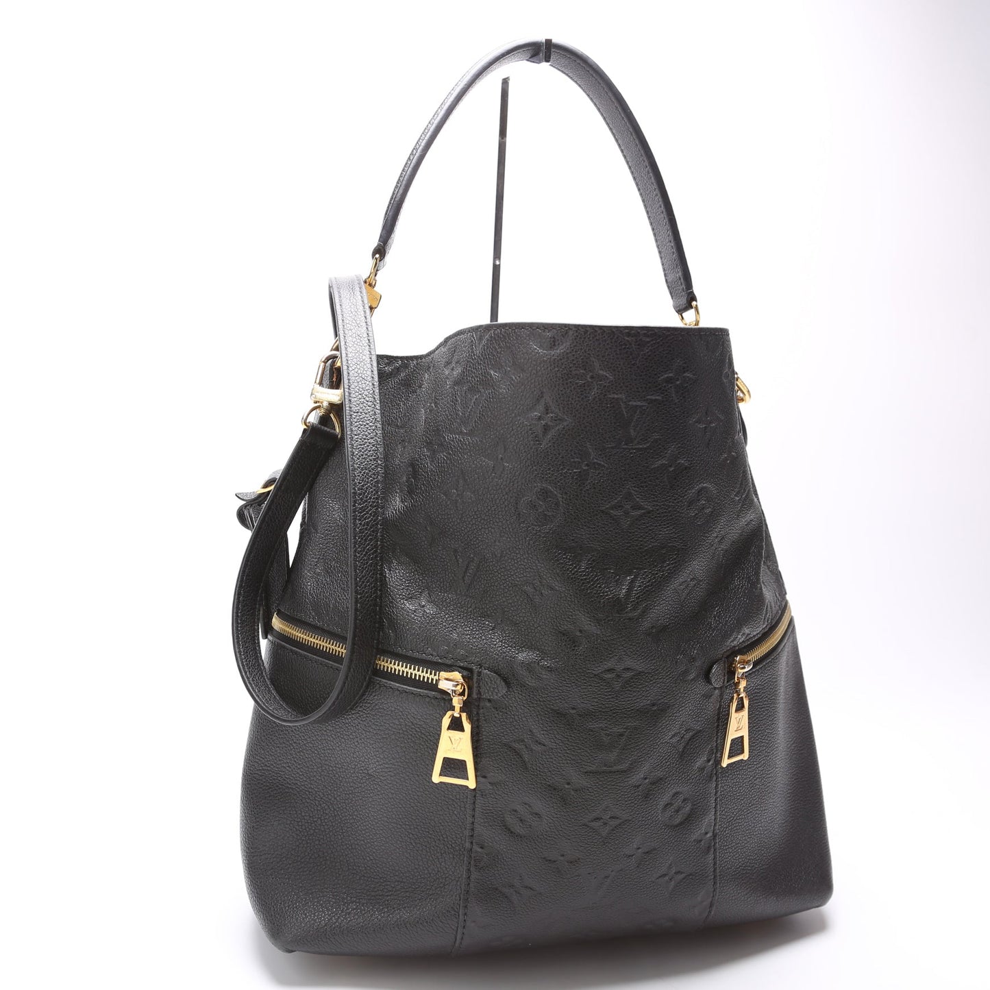 Louis Vuitton Melie Empriente Black Handbag