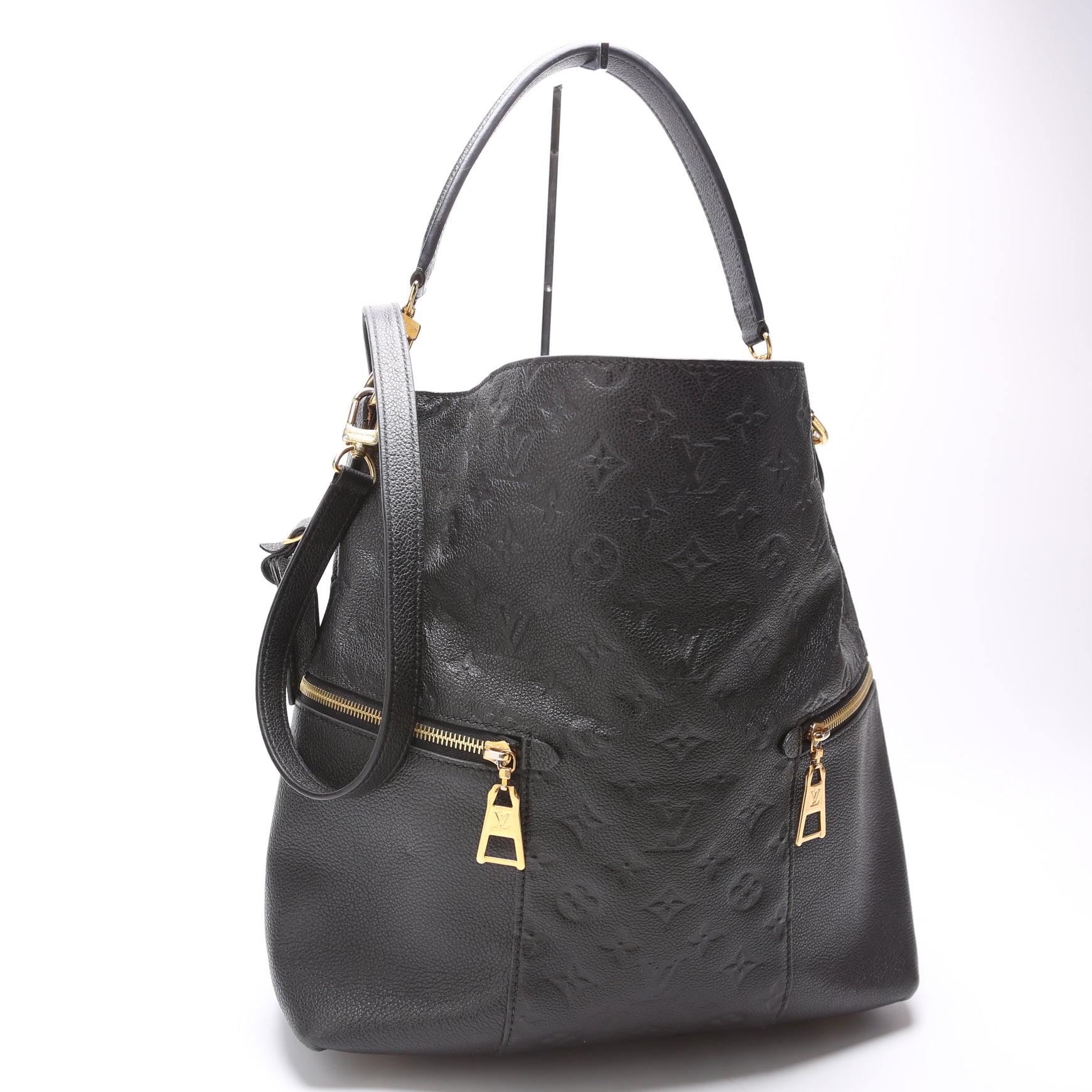 Louis Vuitton Melie Empriente Black Handbag