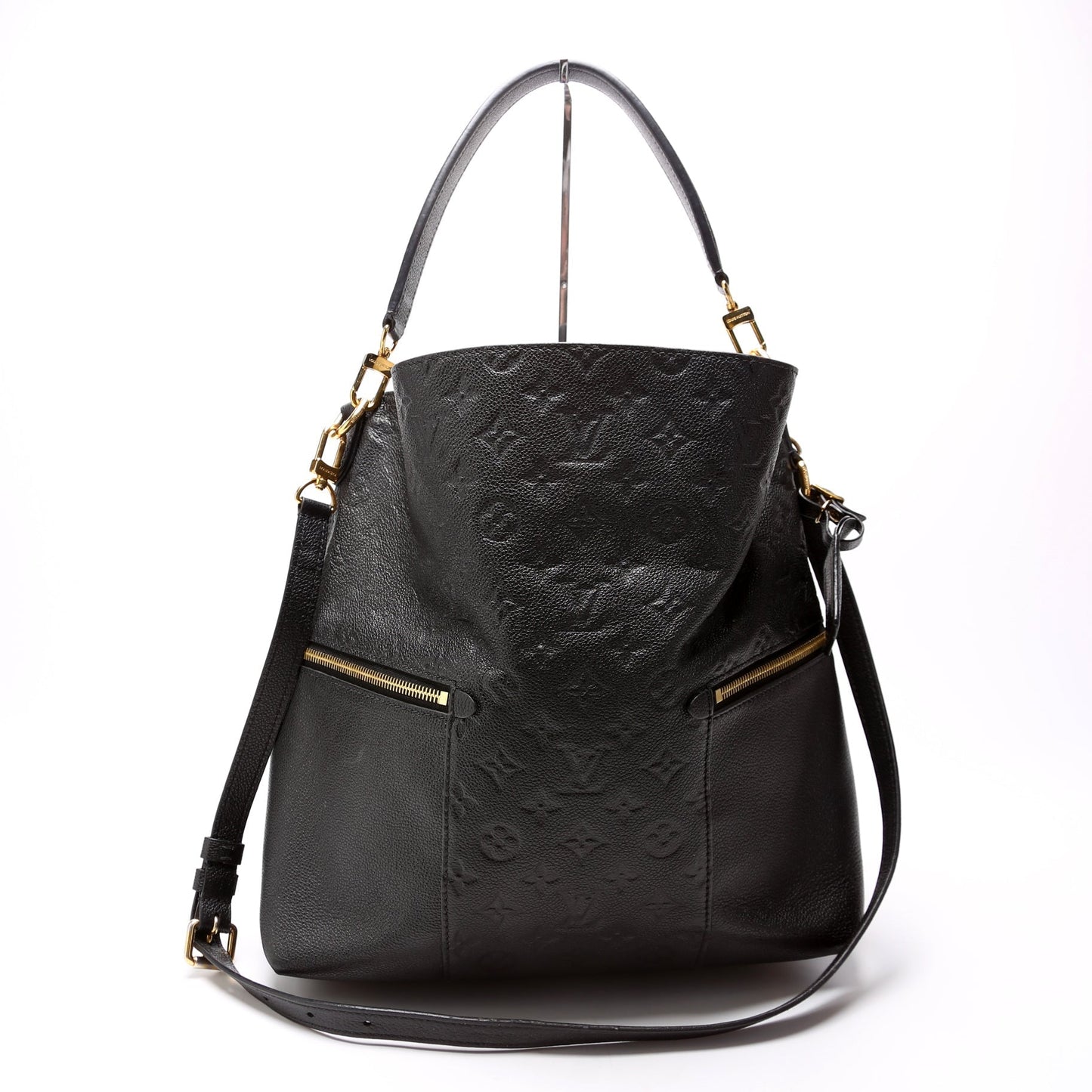Louis Vuitton Melie Empriente Black Handbag