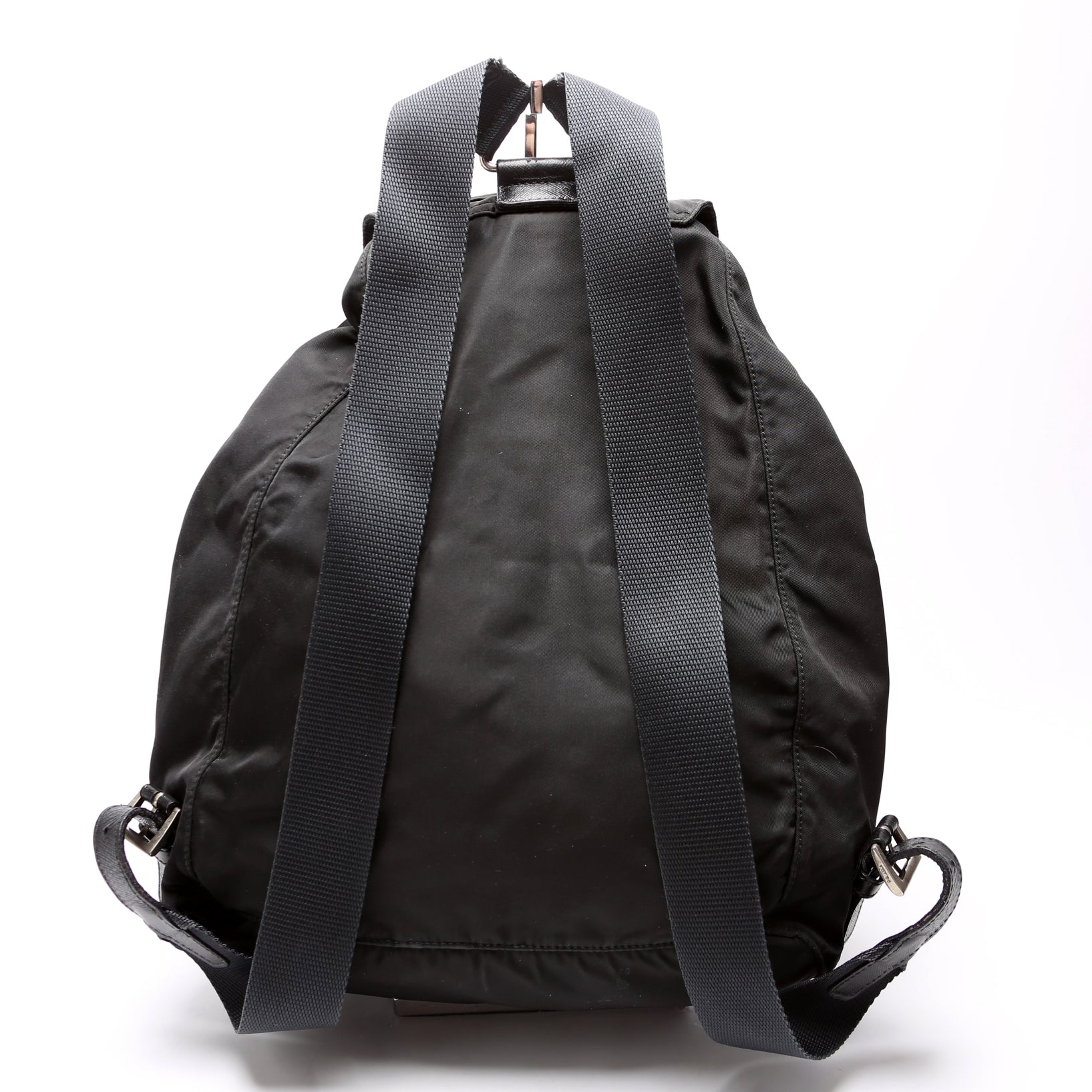 Prada Top Backpack Bag Nylon Black