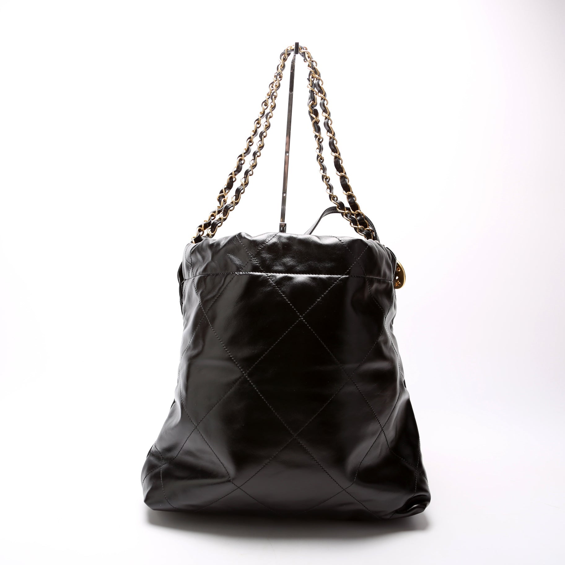 Chanel 22 Quilted Hobo RFID Black Shoulder Bag