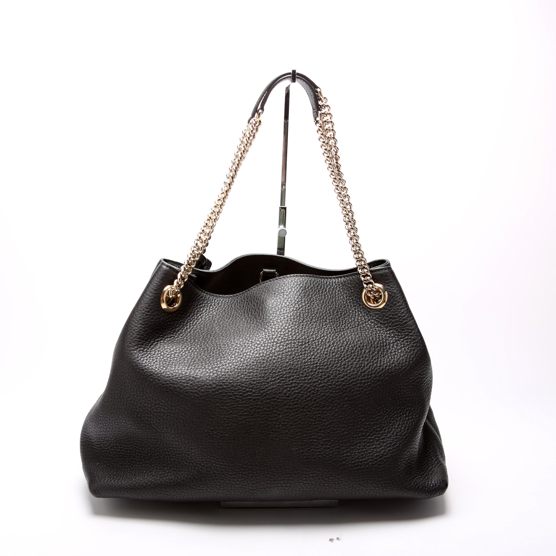 Gucci Soho Newer Black Chain Tote Bag