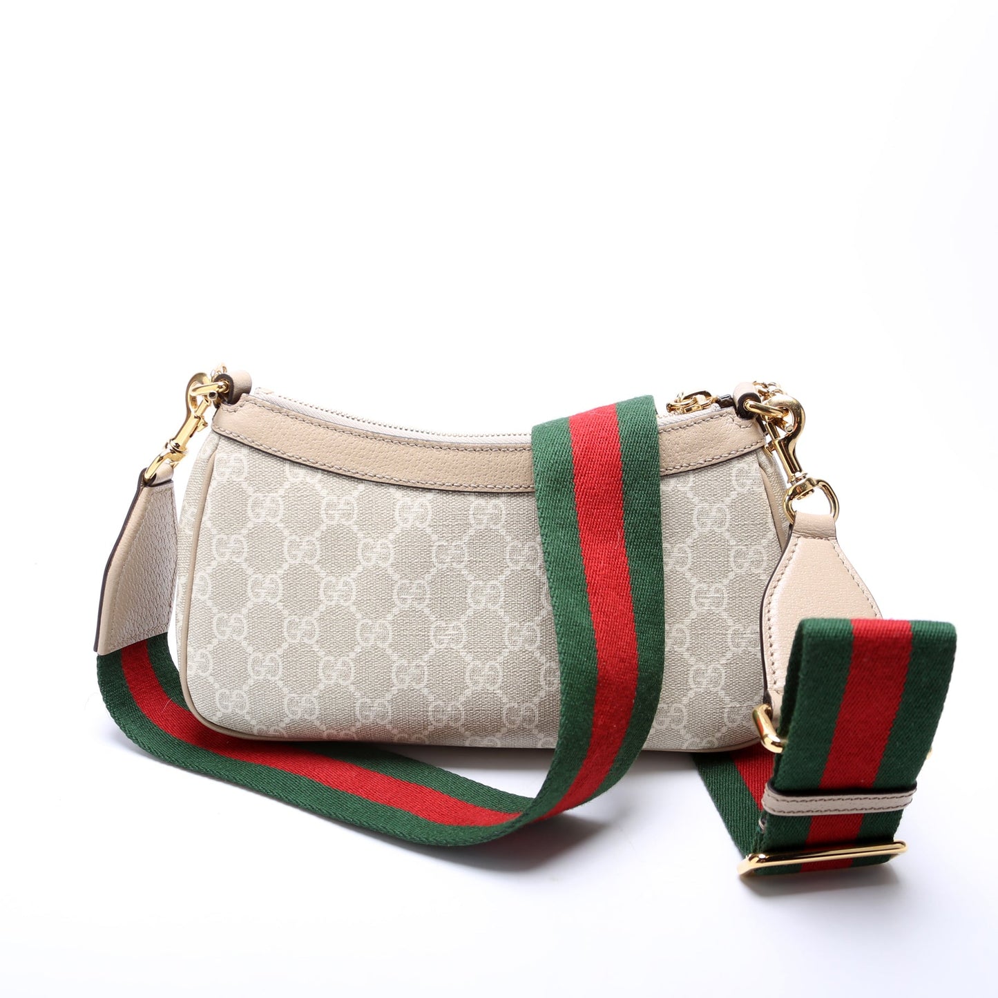 Gucci Supreme Handbeige Bag Small Travel Bag