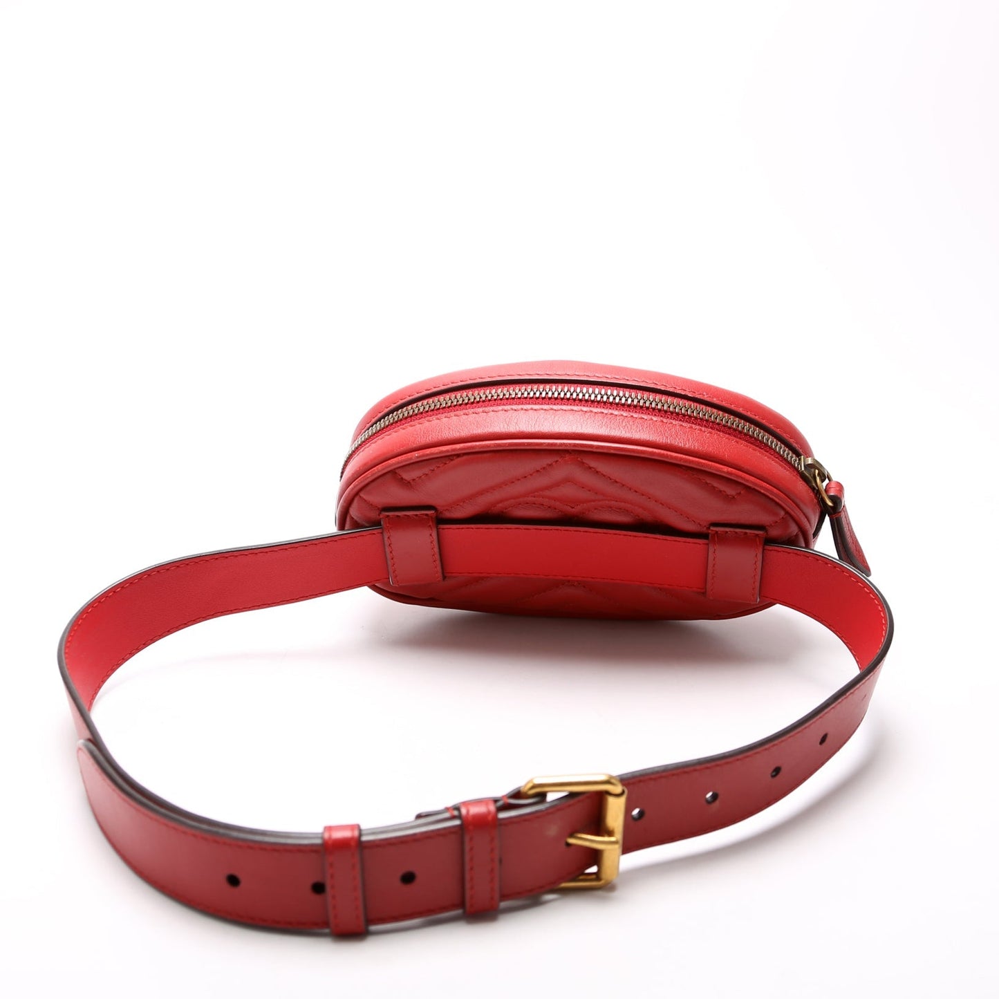 Gucci Marmont Red Belt Bag Red