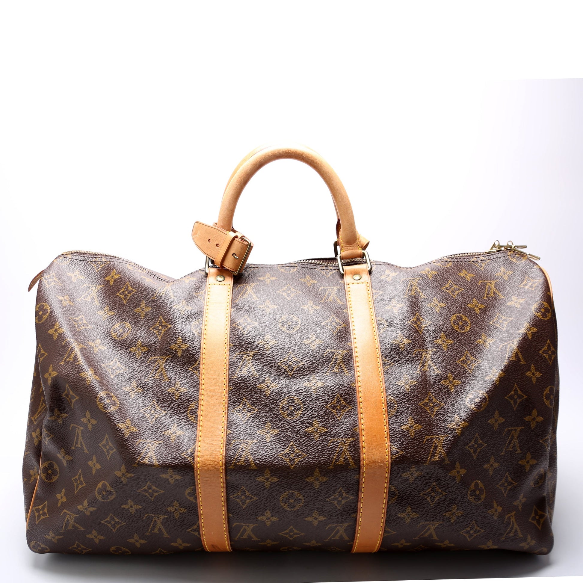 Louis Vuitton Keepall 50 Monogram Travel Bag Monogram 17