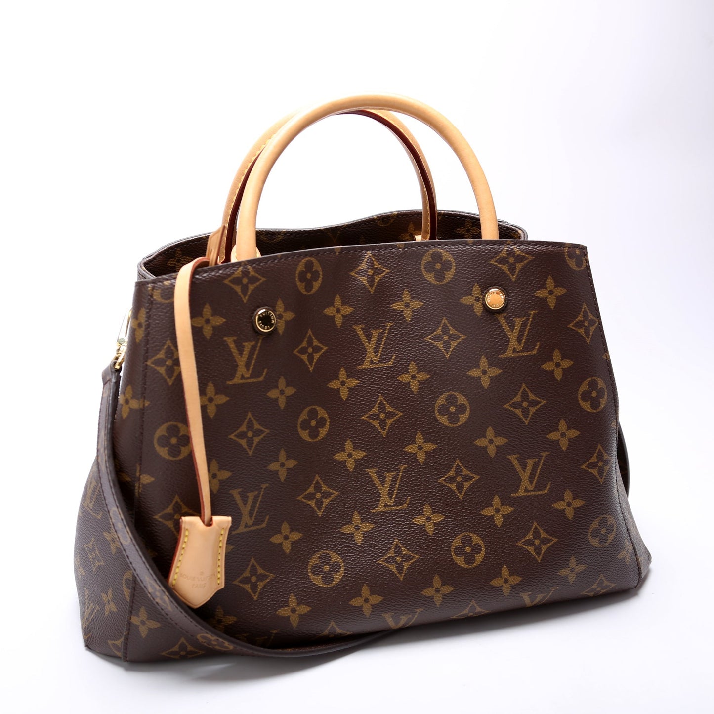 Louis Vuitton Montaigne MM Monogram Handbag Monogram 10