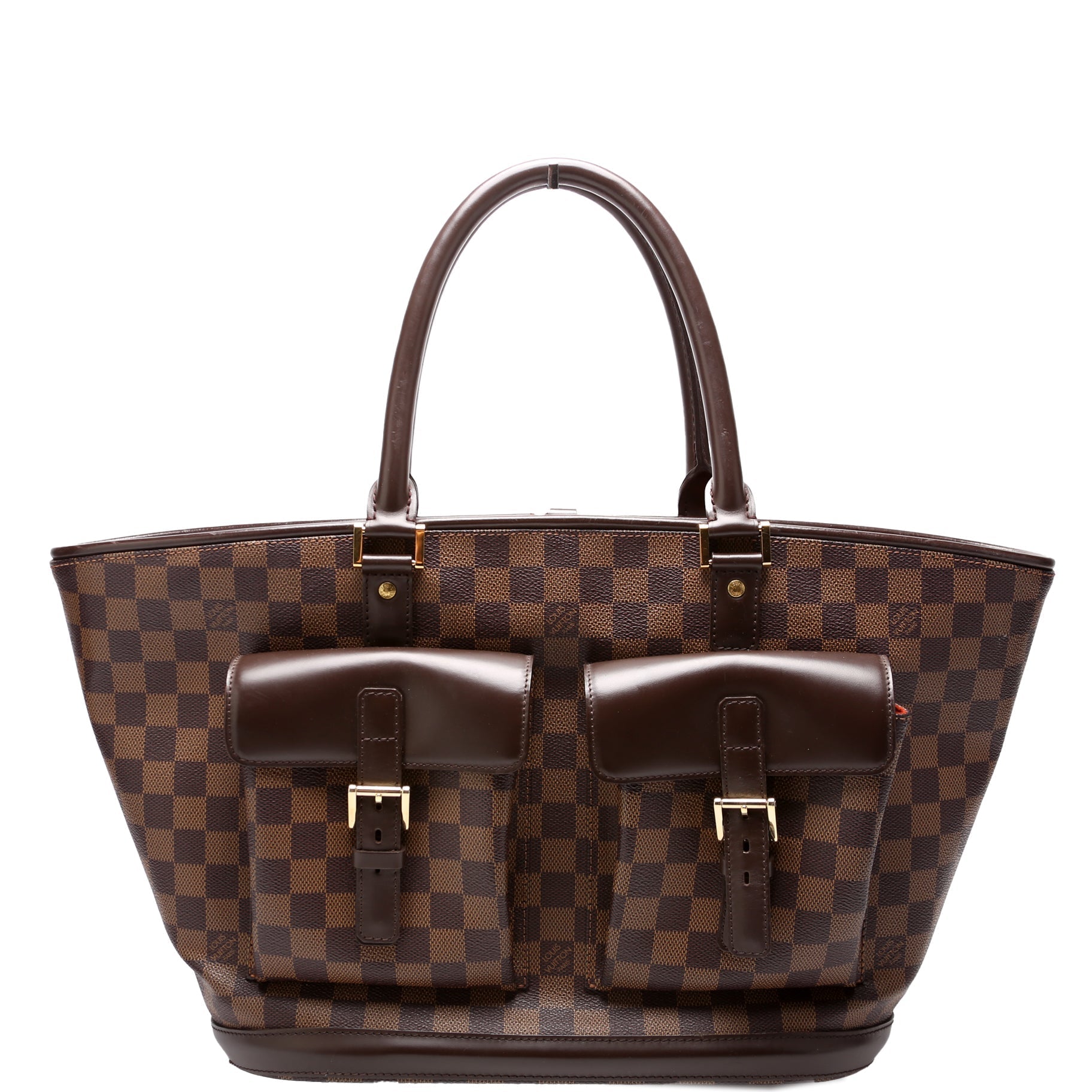 Louis Vuitton Manosque GM Ebene Damier Handbag Ebene 4