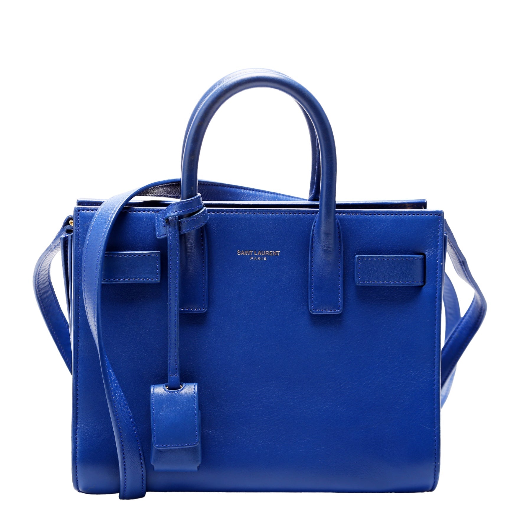 YSL Saint Laurent Saint Laurent Sac De Jour Nano Bag Blue Travel Bag