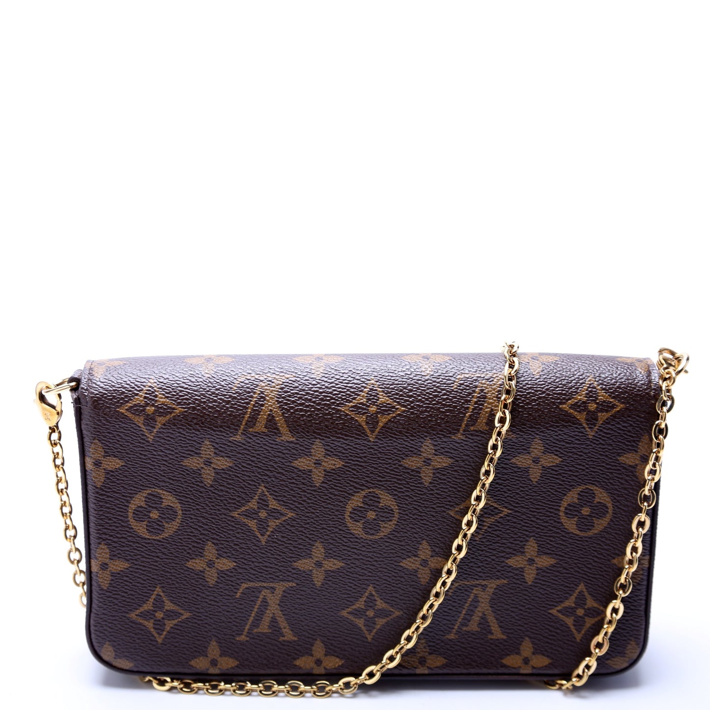 Louis Vuitton Pochette Felicie Christmas Animation Monogram Multicolor Clutch Bag