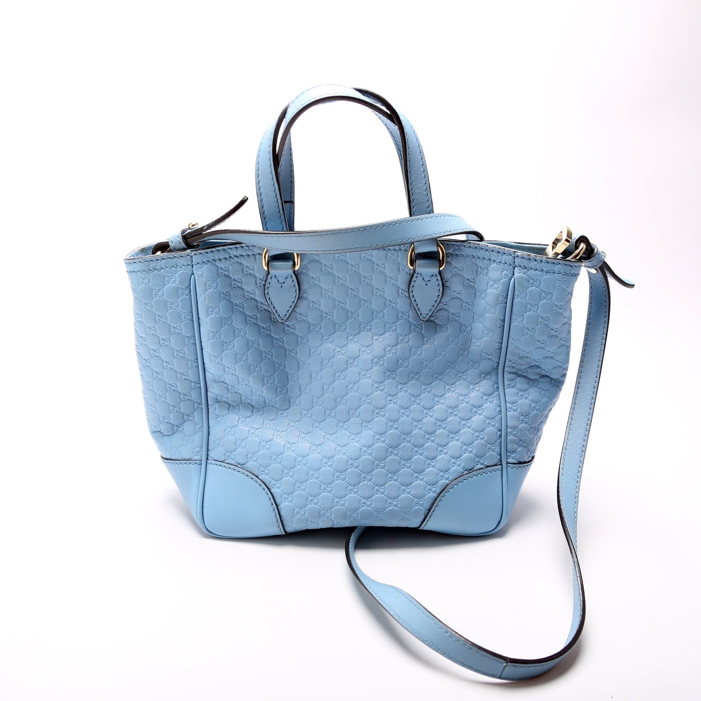 Gucci Micro Bree Blue Small Tote Bag