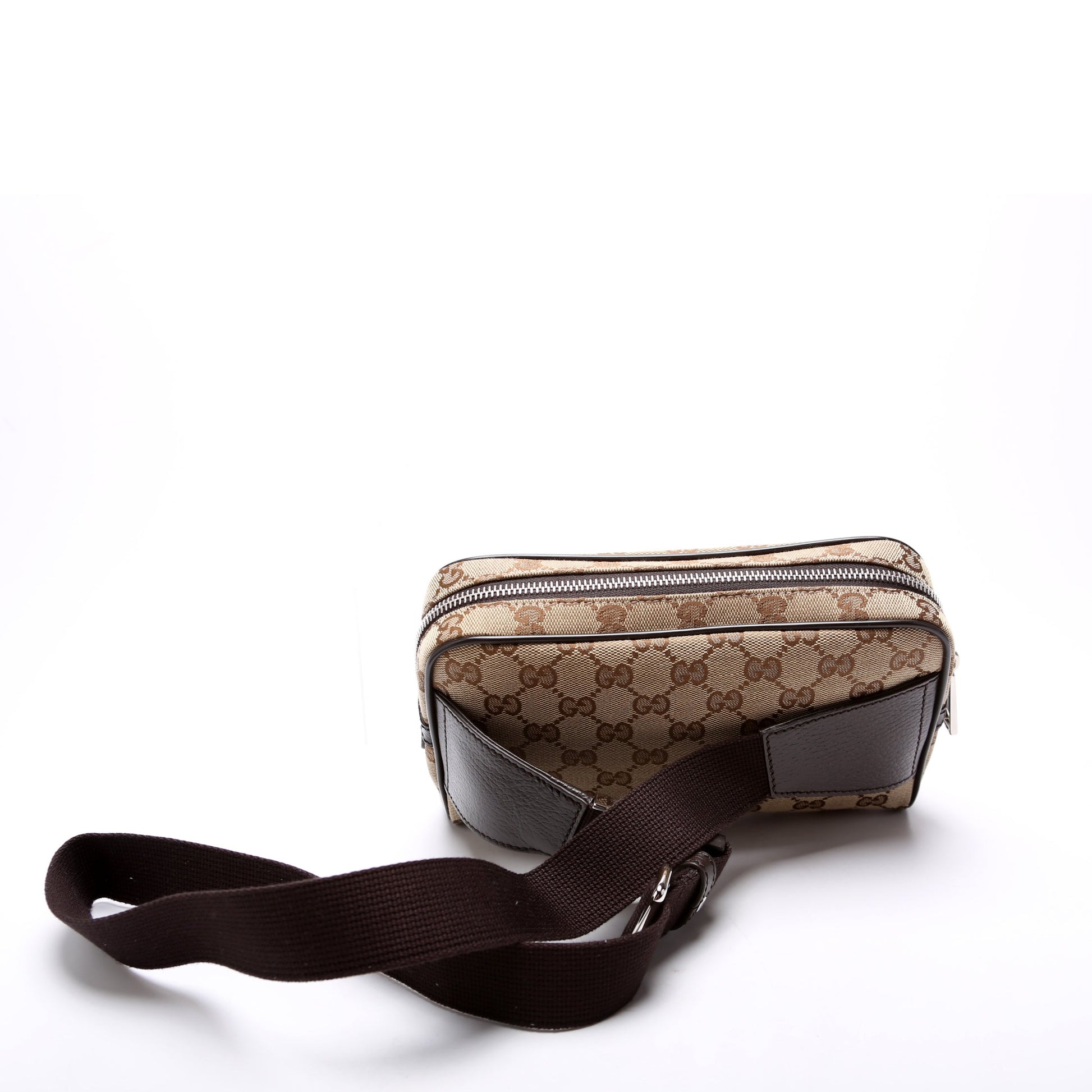 Gucci GG Canvas Brown Belt Brown 1