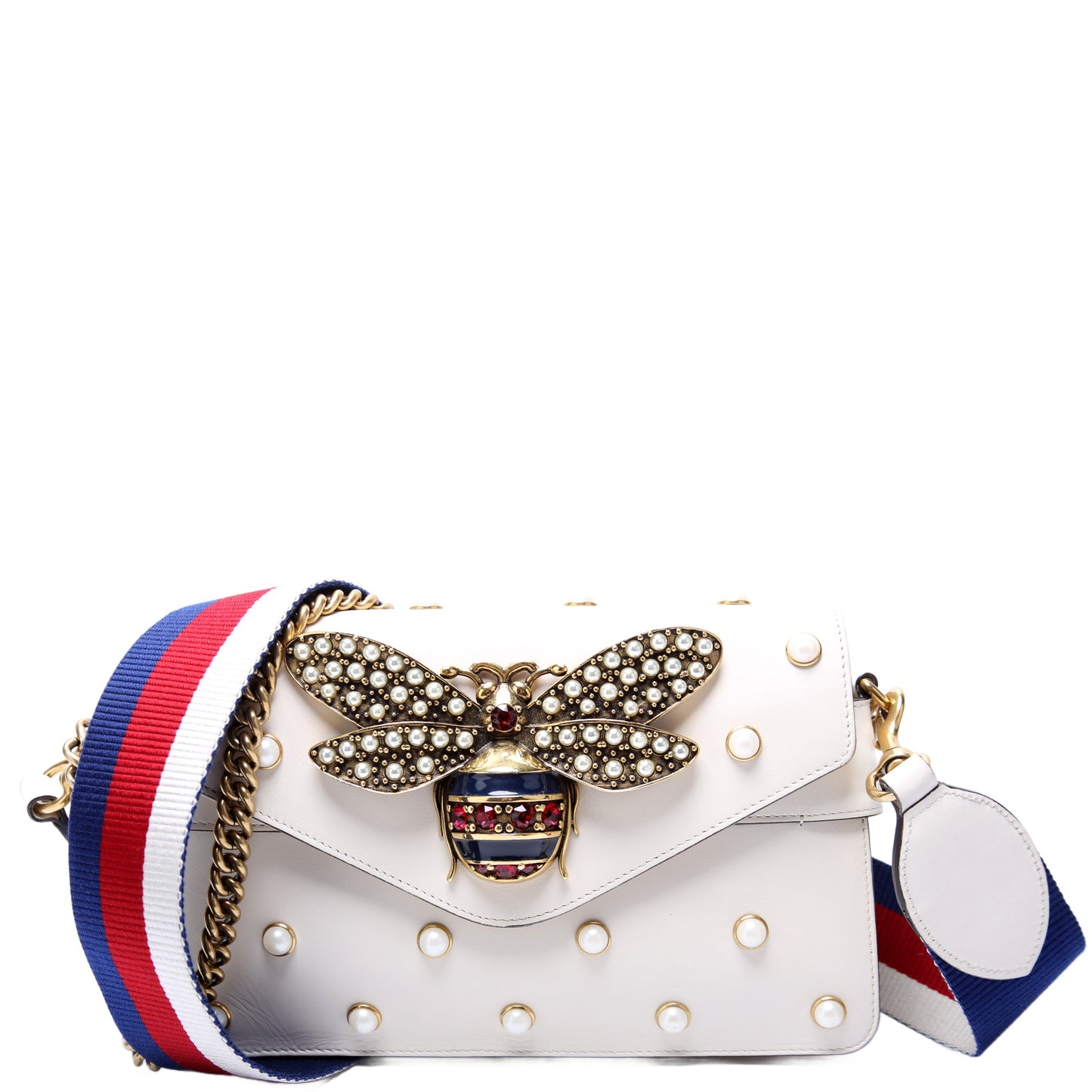 Gucci Broadway 2way Queen Margaret White Travel Bag