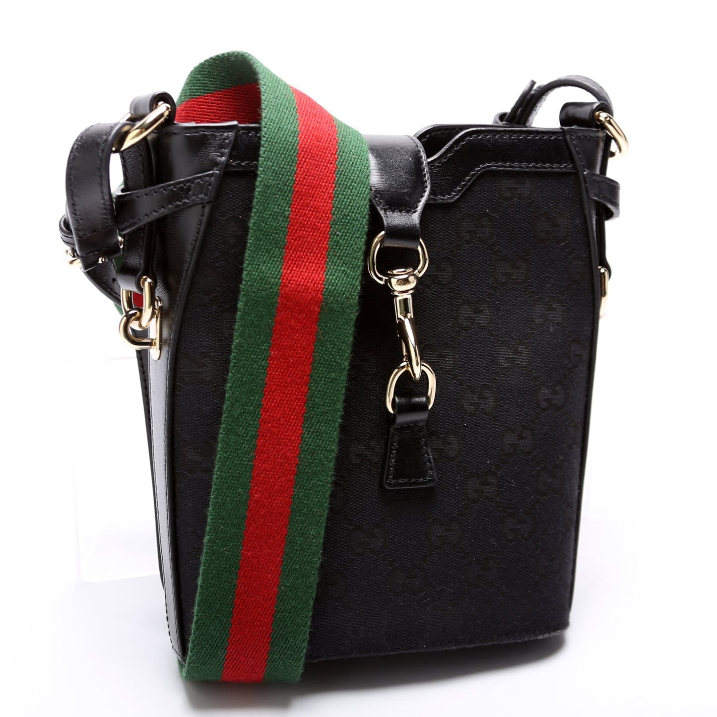 Gucci Canvas Bucket Mini Shoulder Bag