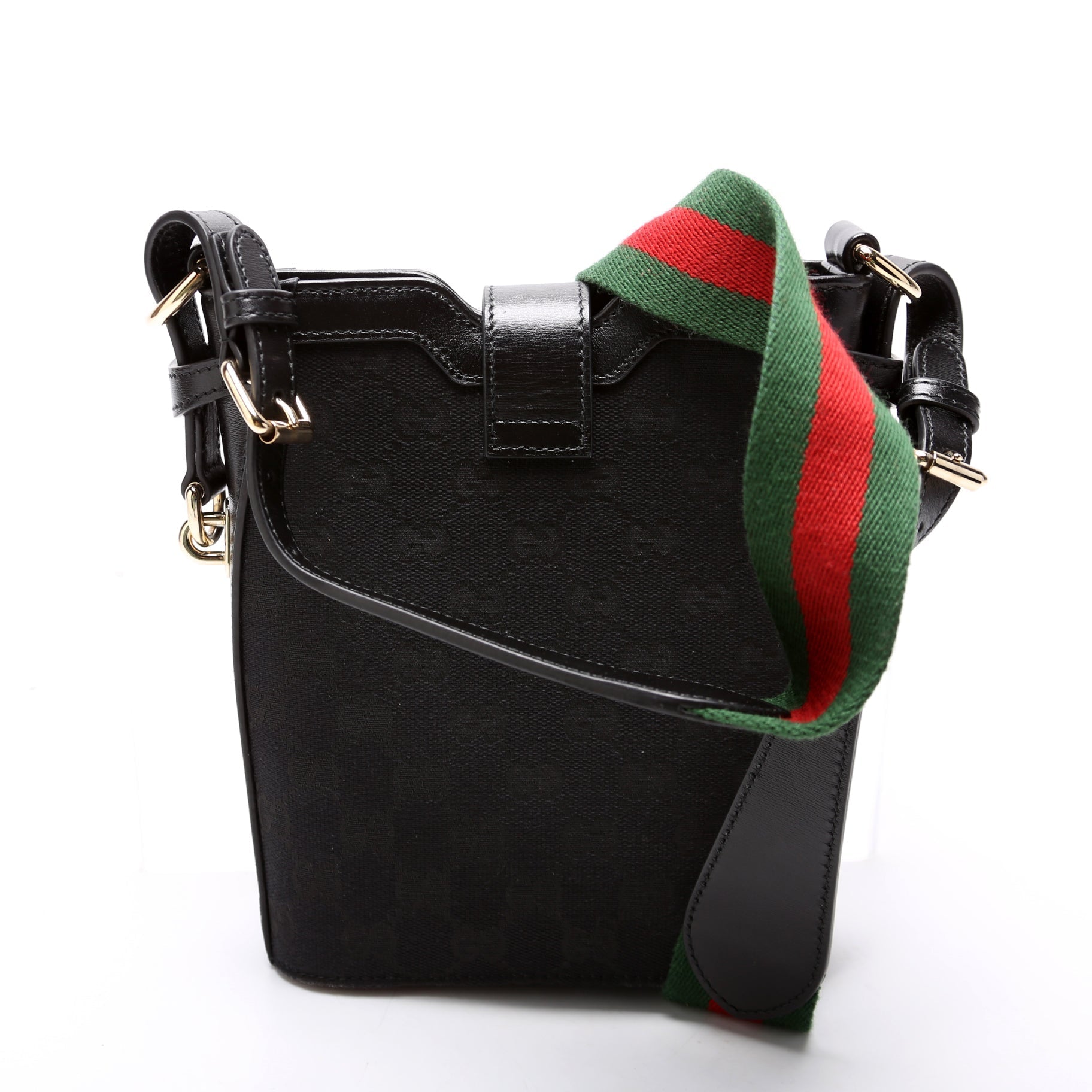 Gucci Canvas Bucket Mini Shoulder Bag