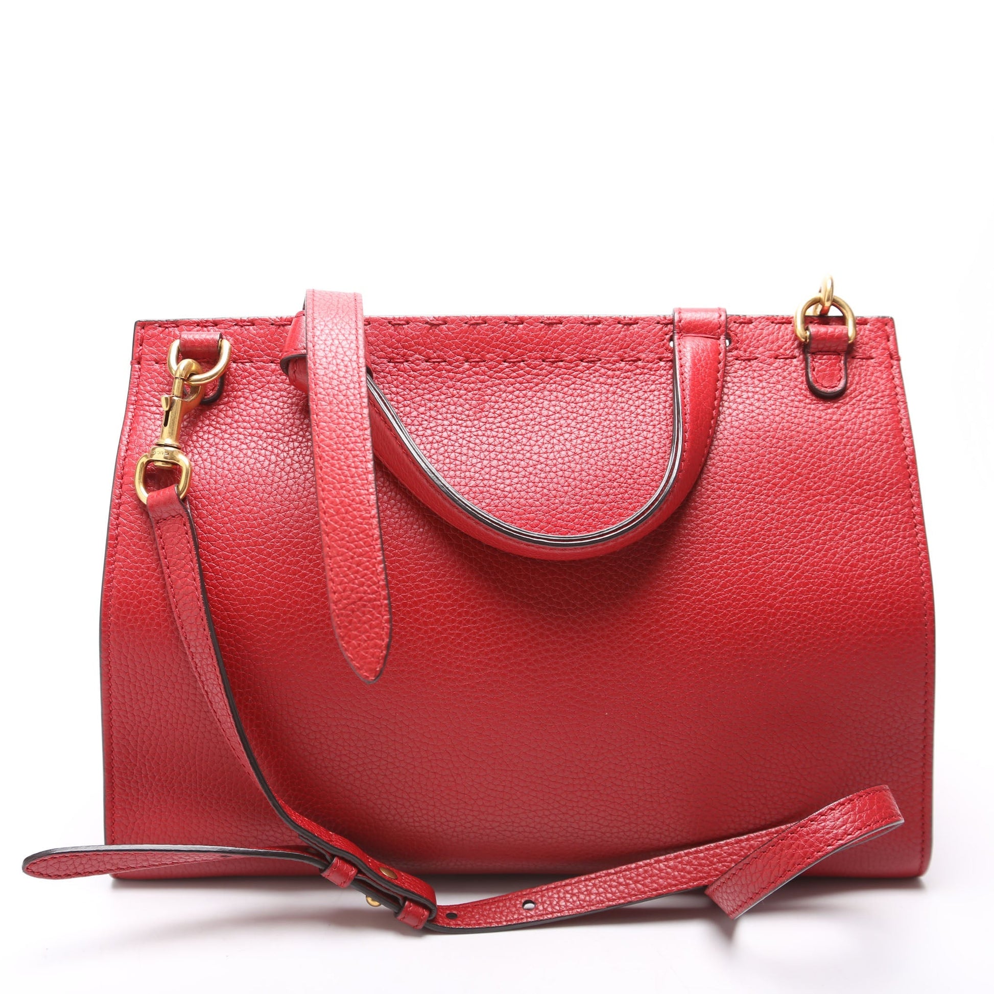 Gucci Marmont Red Small Top Handle Travel Bag