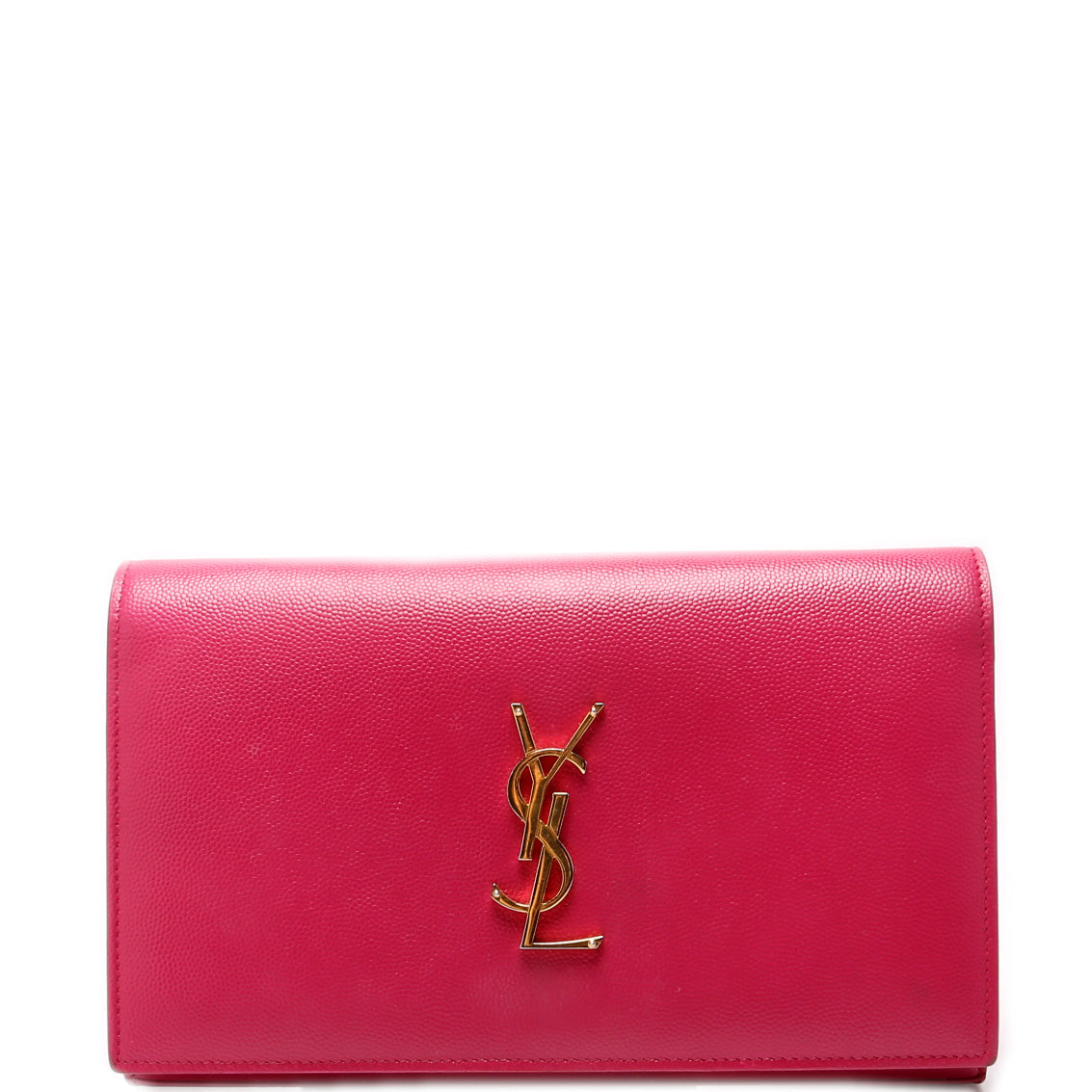 YSL Saint Laurent Kate Wallet Bag Pink Chain Travel Bag