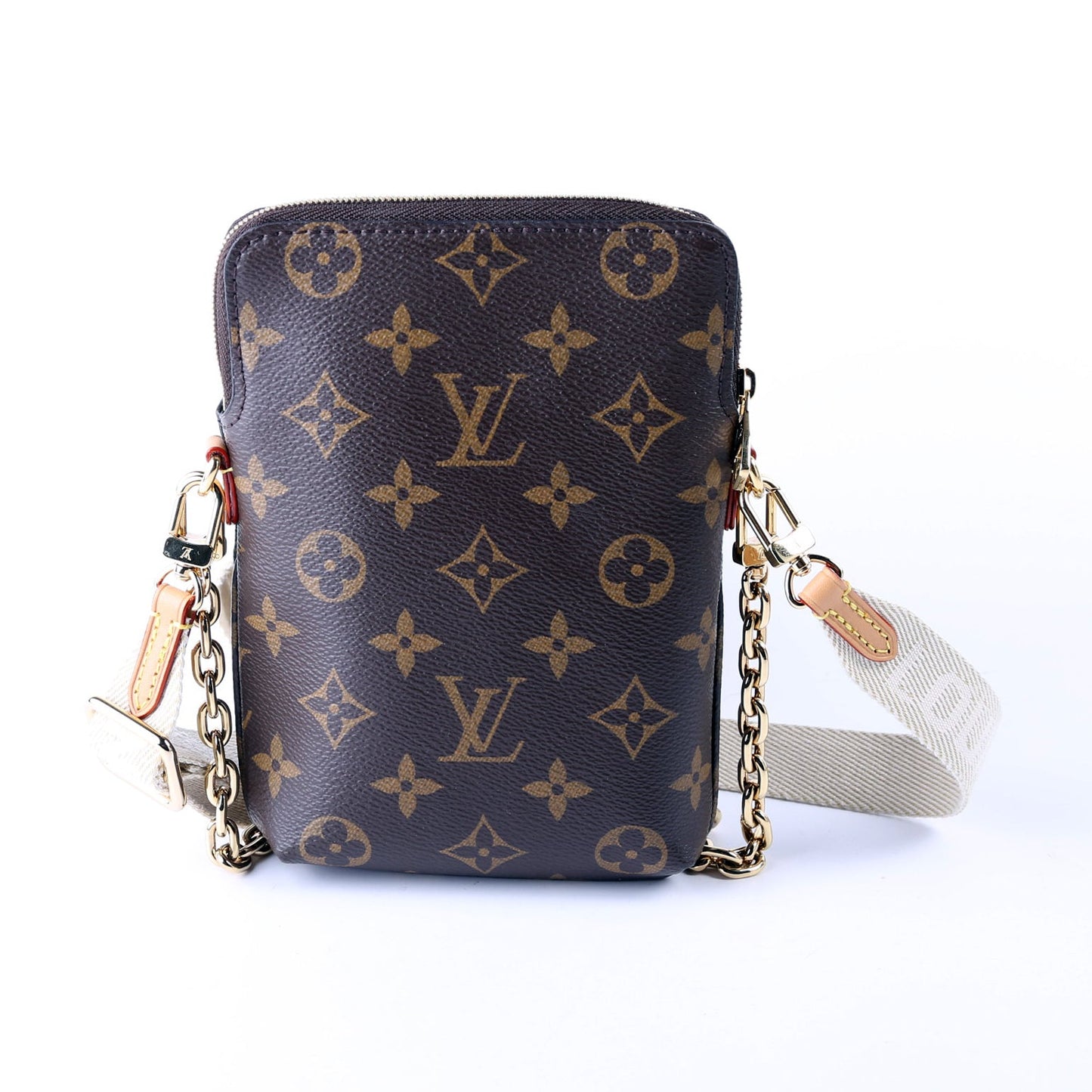 Louis Vuitton Utility Phone Sleeve Monogram Handbag Monogram 9