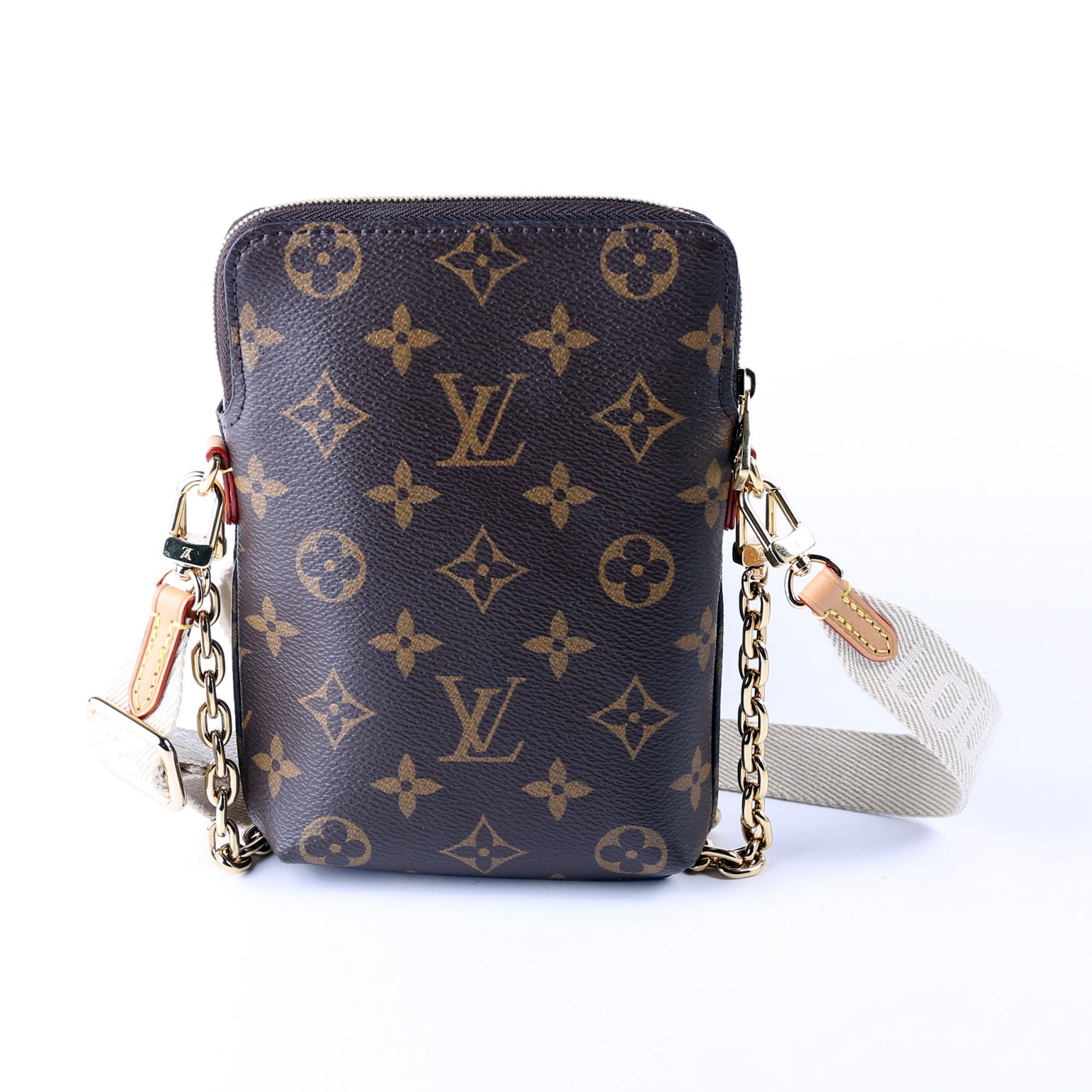 Louis Vuitton Utility Phone Sleeve Monogram Handbag Monogram 9