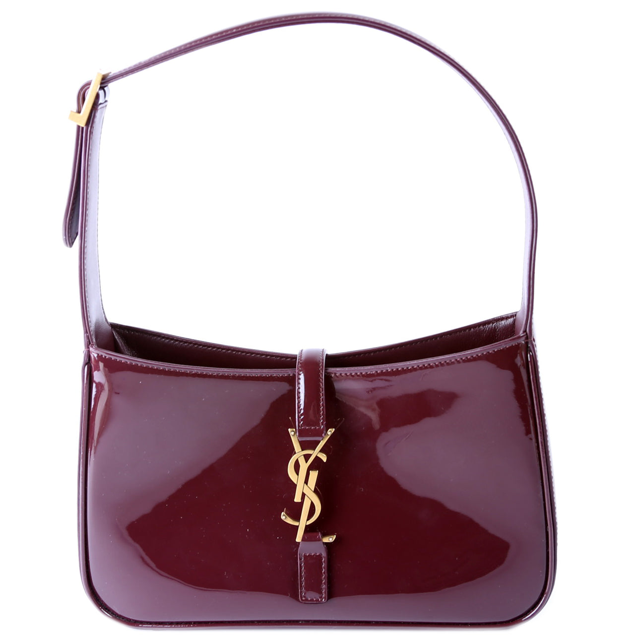 YSL Saint Laurent Saint Laurent Le Hobo Patent Bag Leather Shoulder Bag