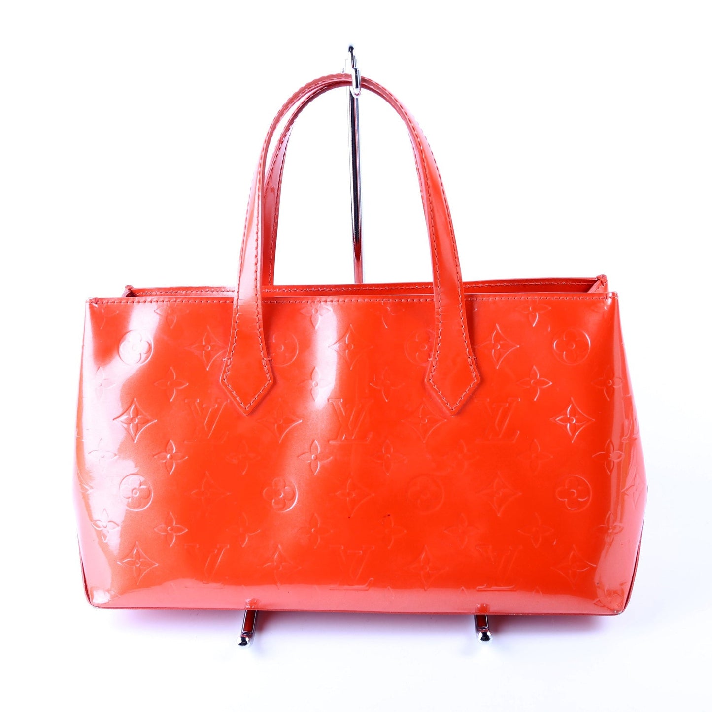 Louis Vuitton Wilshire Orange PM Vernis Handbag