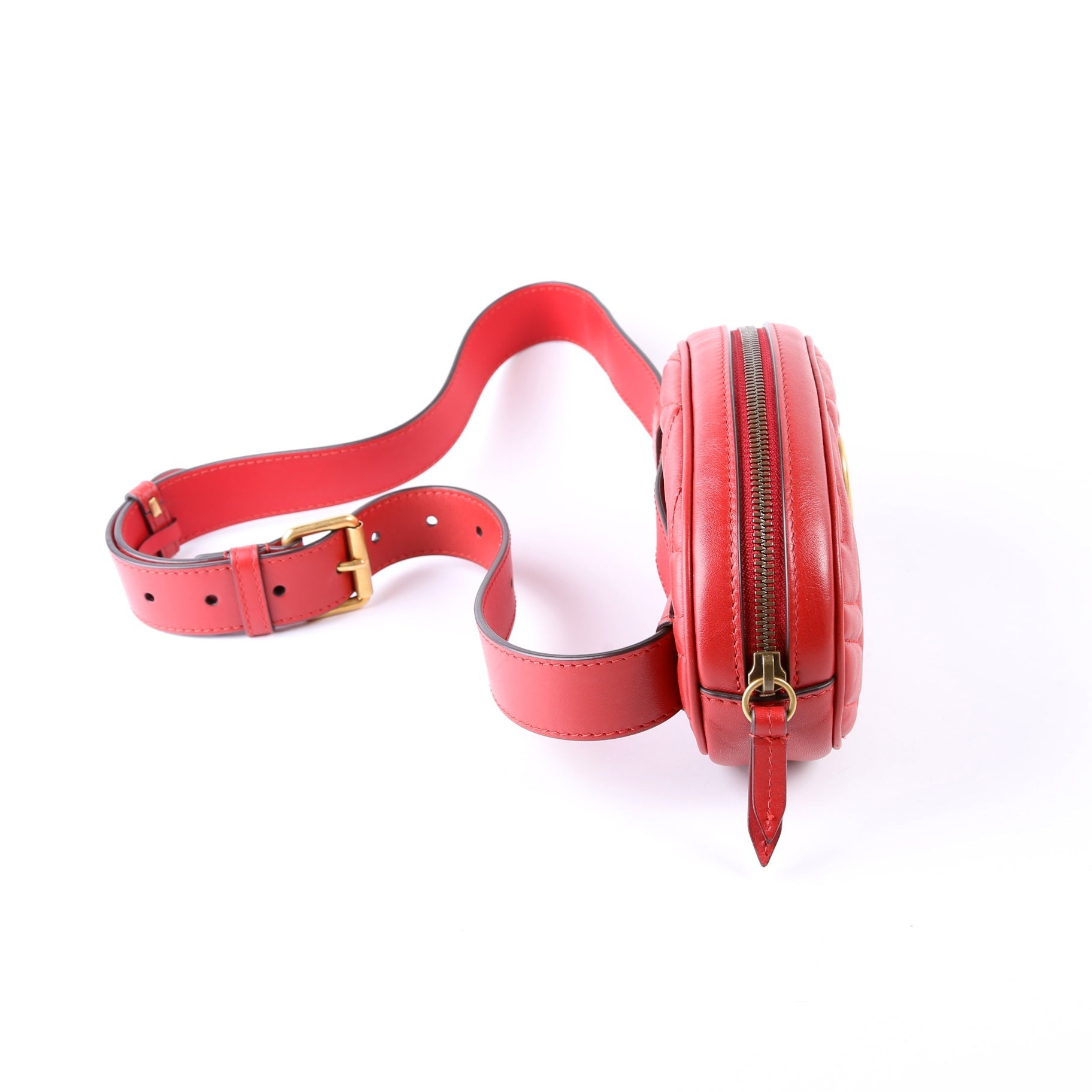 Gucci Marmont Red Belt