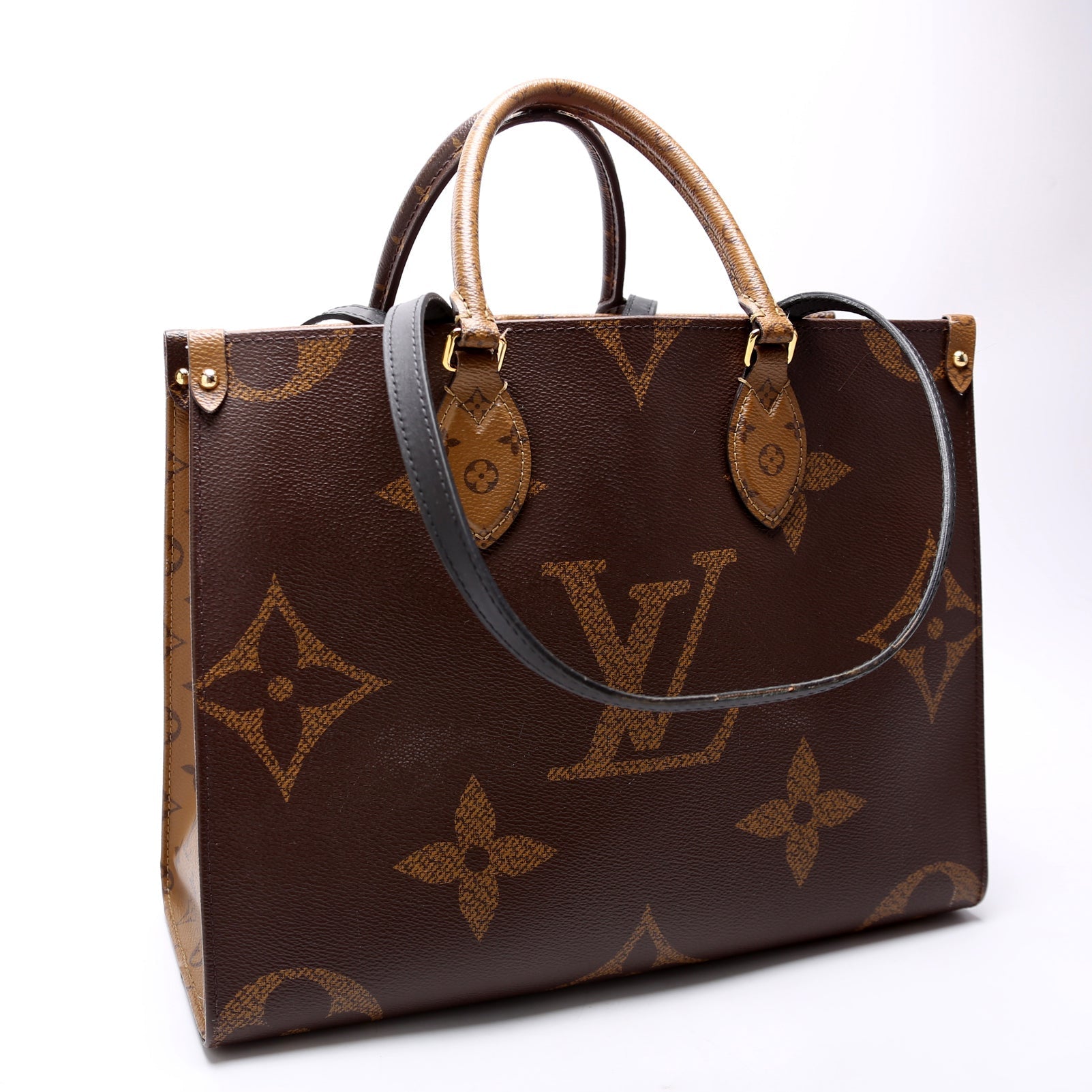 Louis Vuitton ONTHEGO MM Reverse Monogram Handbag Reverse 1