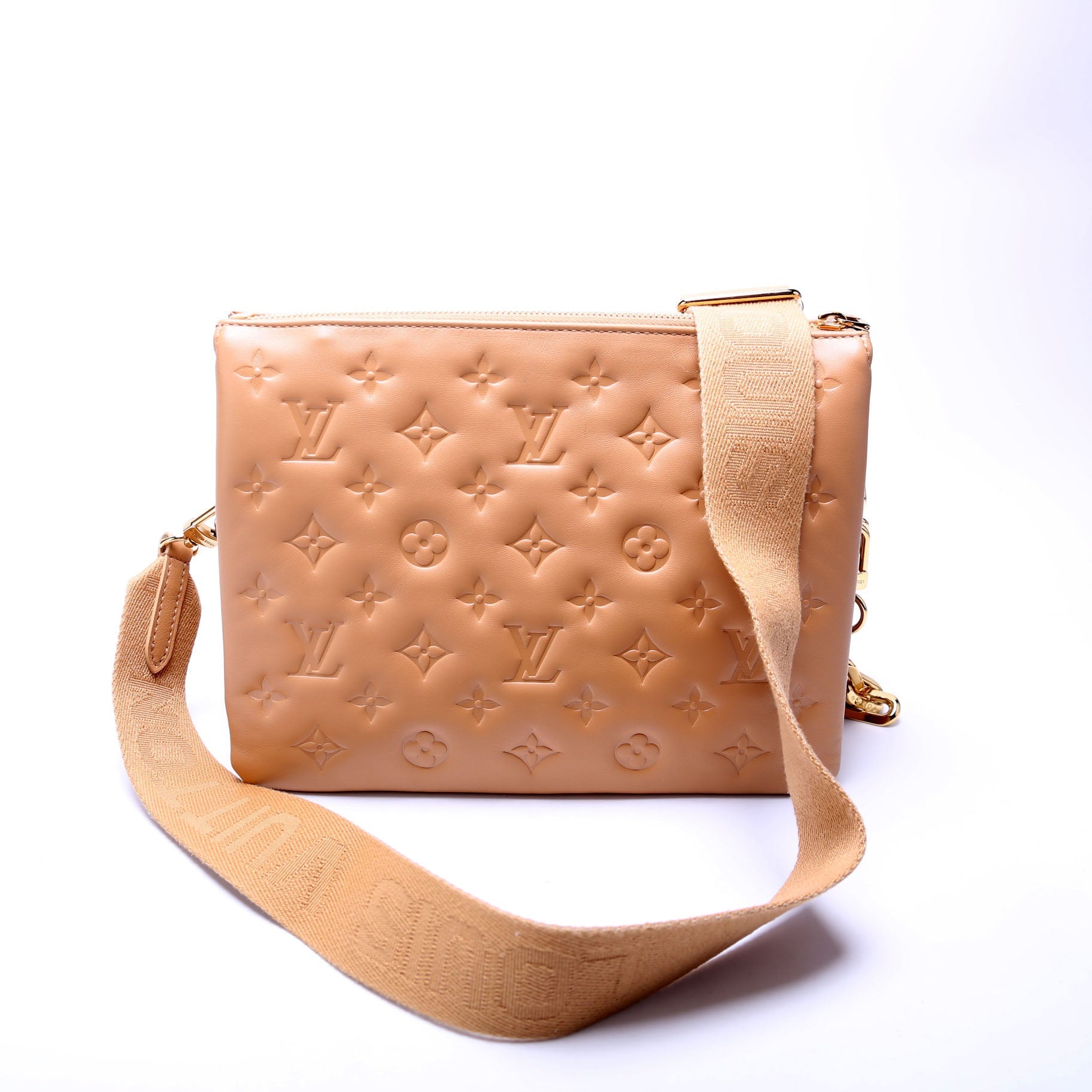 Louis Vuitton Coussin PM NV Tan Lambskin Handbag