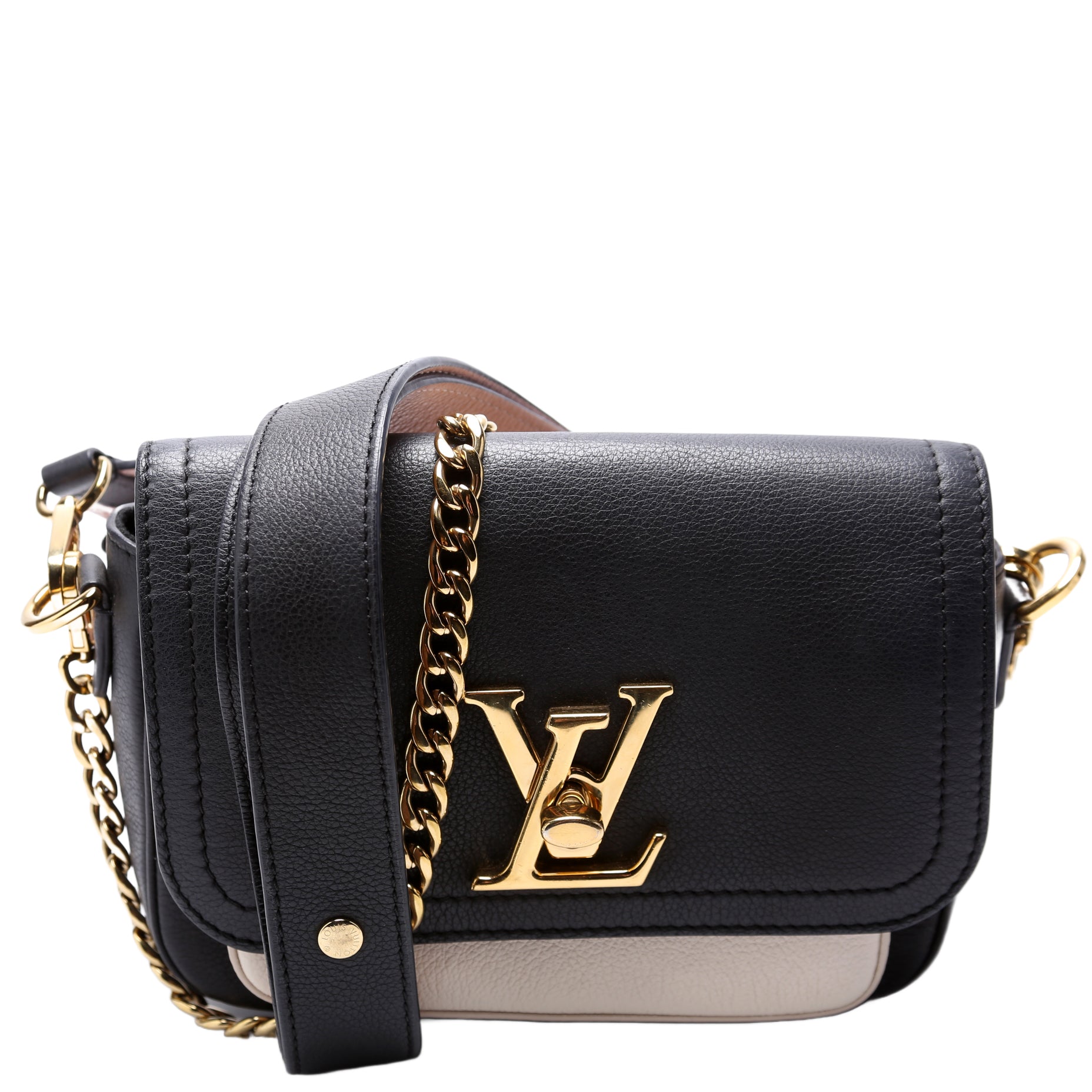 Louis Vuitton Lockme Tender Supple Calfskin Handbag