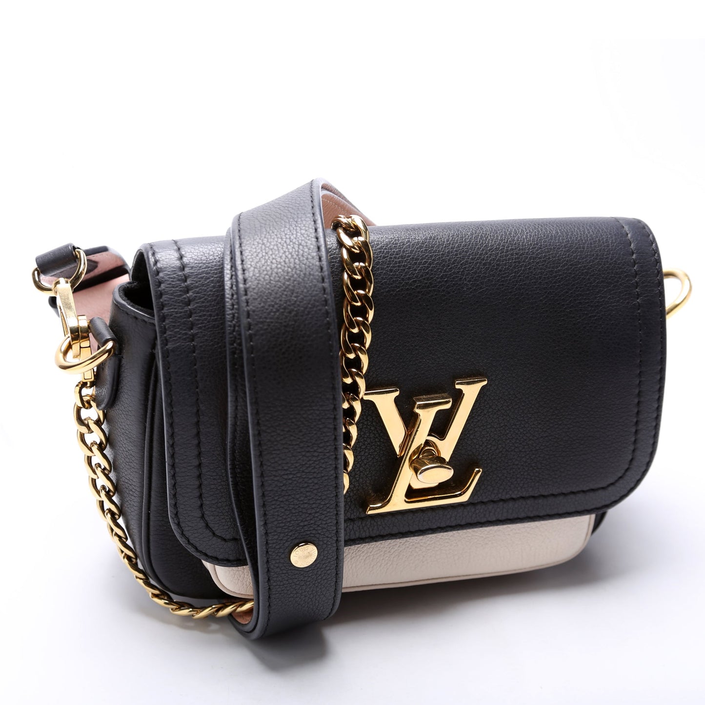 Louis Vuitton Lockme Tender Supple Calfskin Handbag