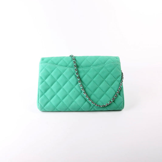Chanel Classic Flap W Caviar 17M Clutch Bag