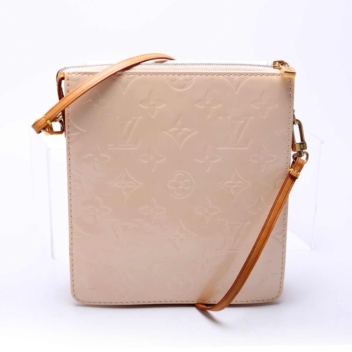 Louis Vuitton Mott Cream Vernis Handbag