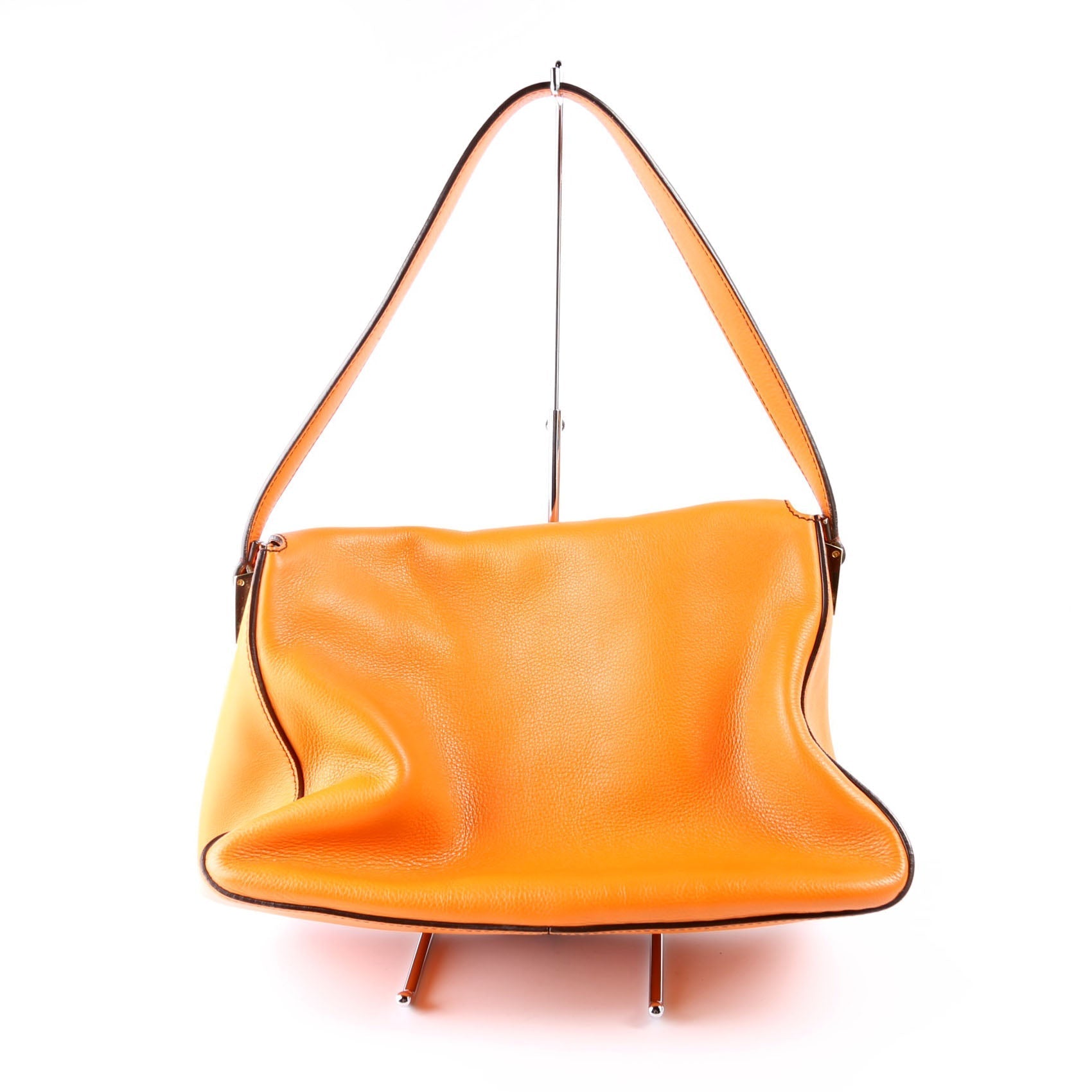 Fendi Forever Mama Bag Leather Orange Travel Bag