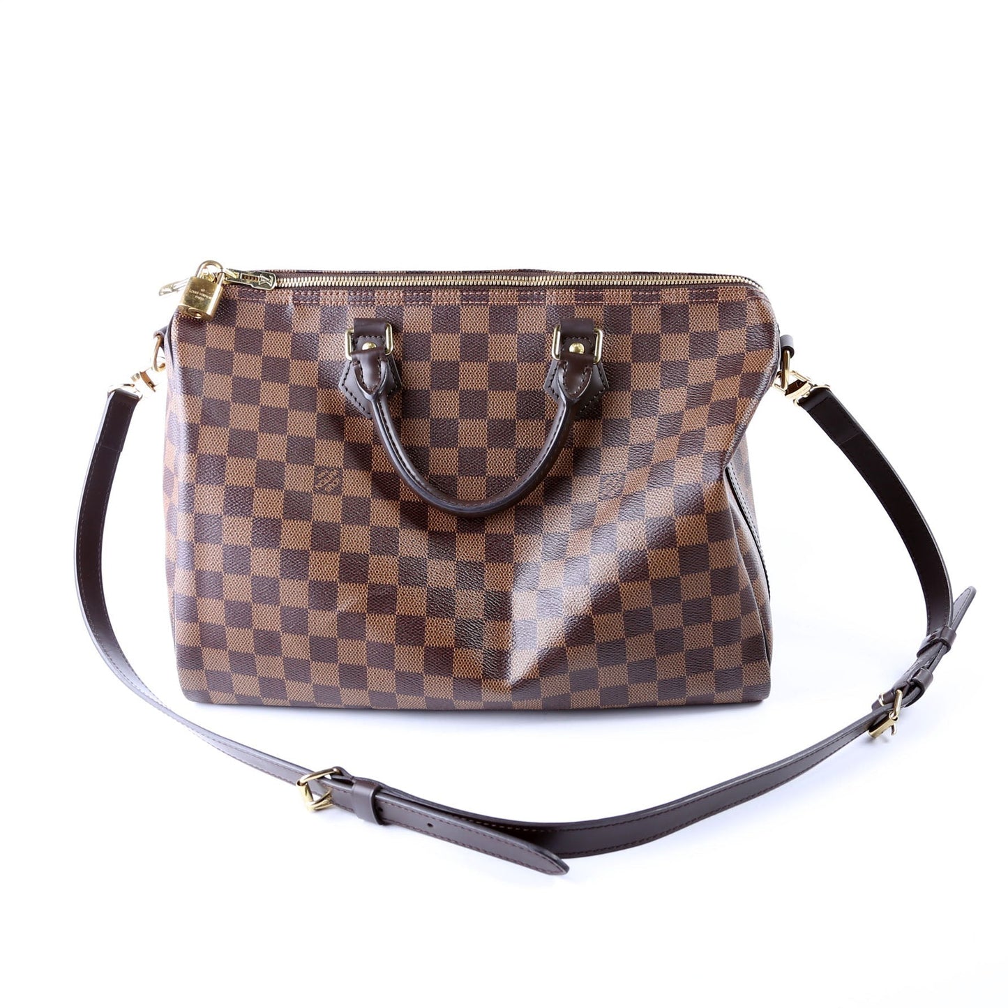 Louis Vuitton Speedy 35 Ebene Damier Handbag 19