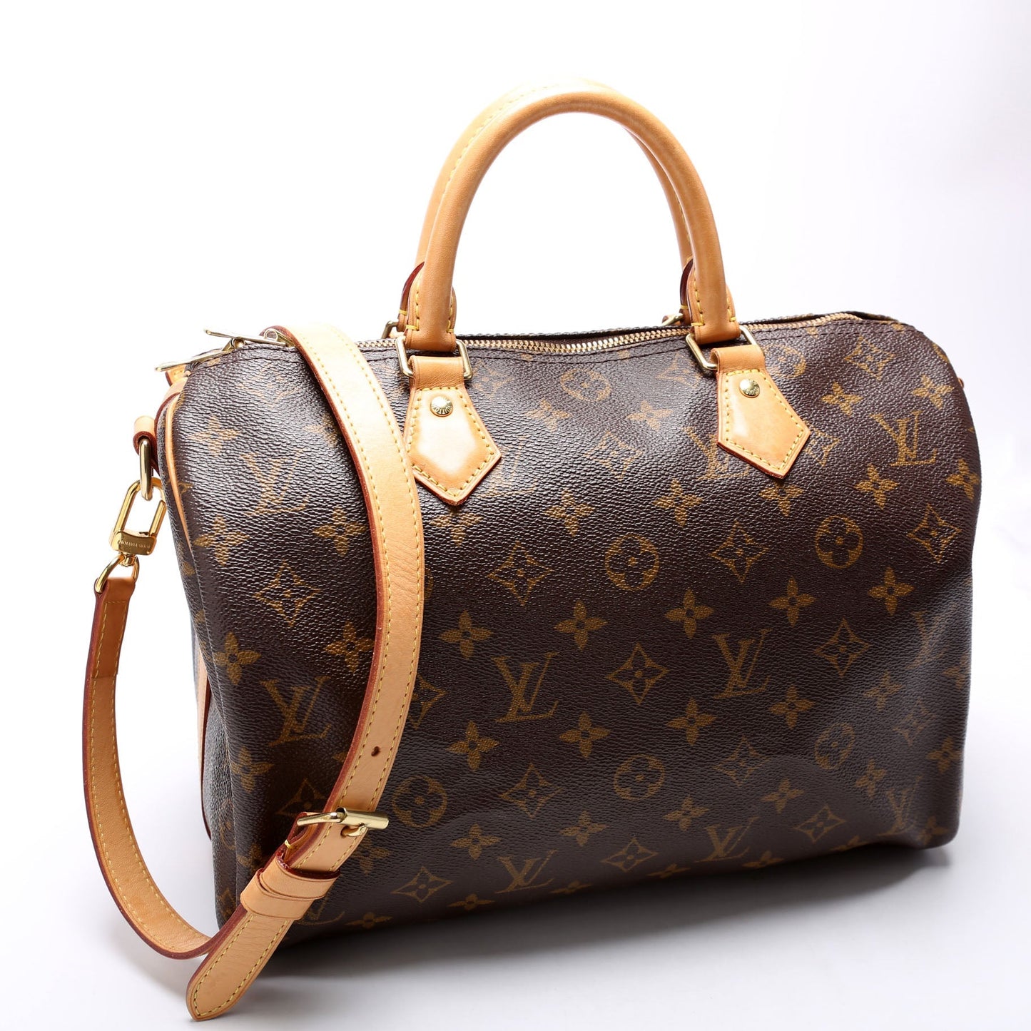 Louis Vuitton Speedy 30 W Monogram Handbag Monogram 1