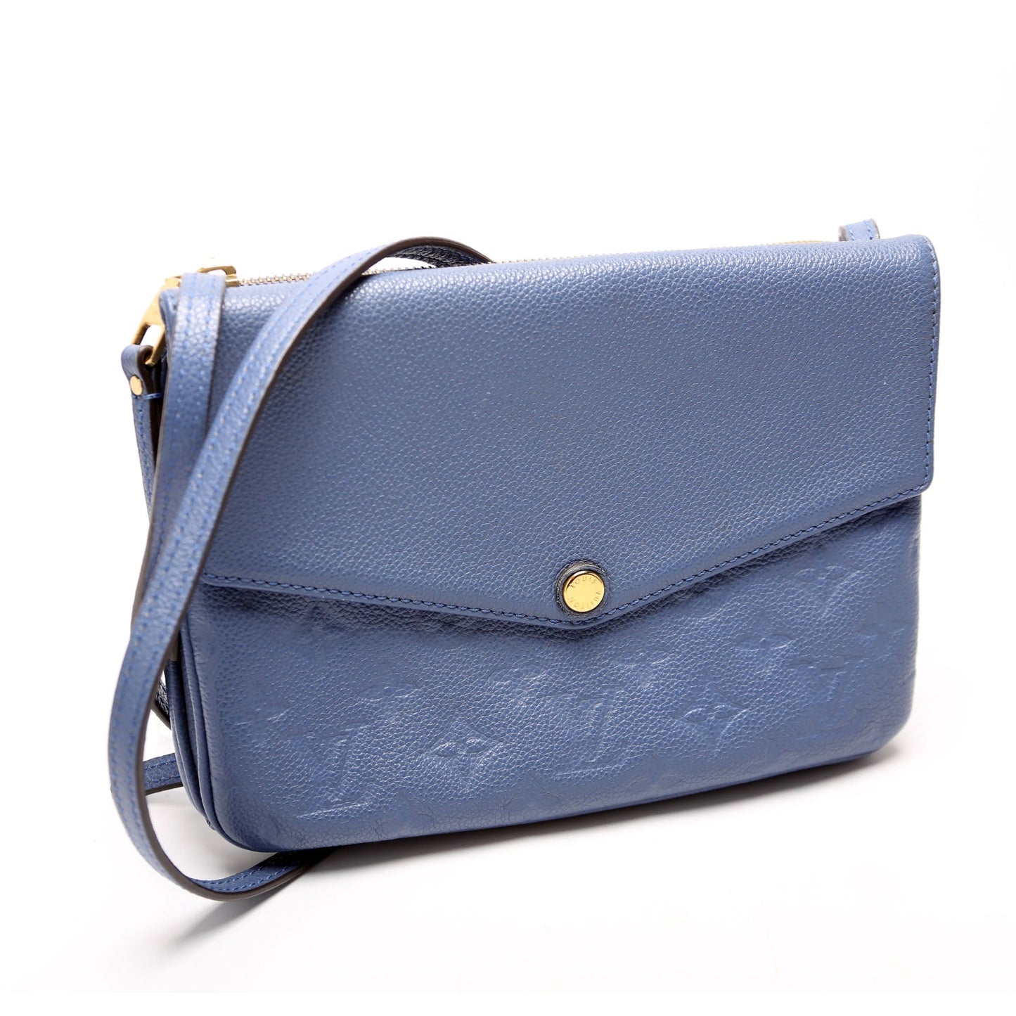 Louis Vuitton Twice Blue Empreinte Handbag