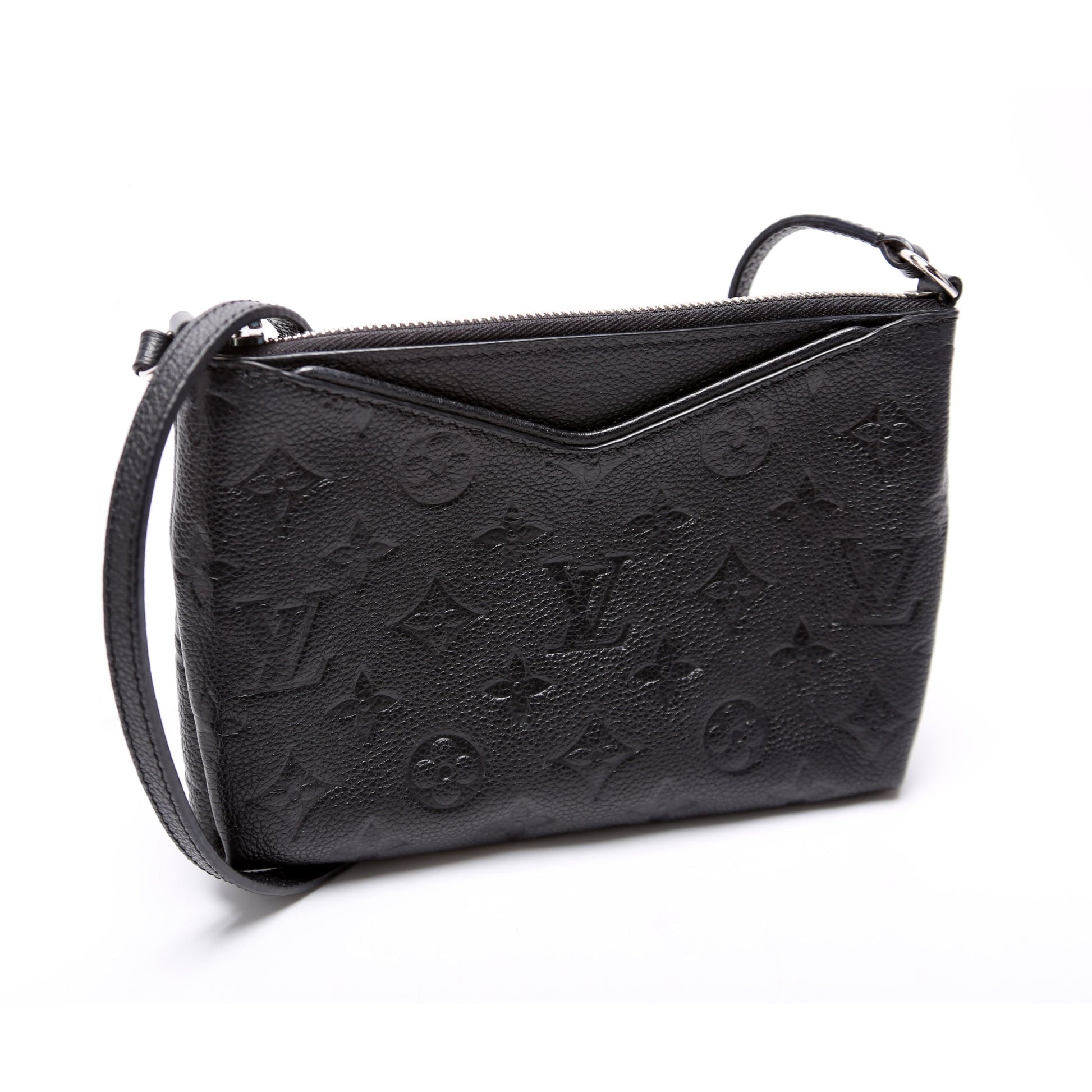 Louis Vuitton Pallas Uniformes Empreinte Black Clutch Bag Empreinte Black