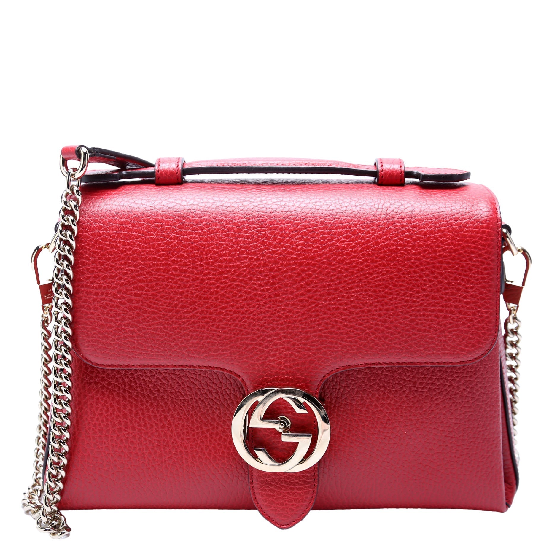 Gucci Interlocking Red Medium Travel Bag