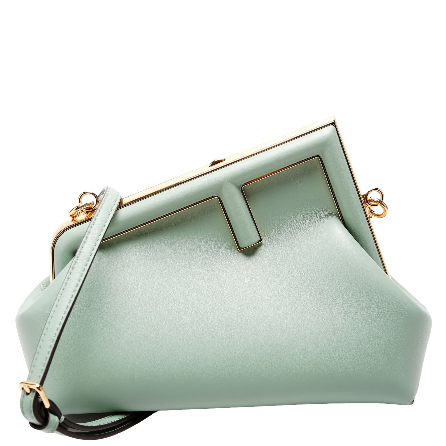 Fendi 8Bp129 First Mint Bag Green Small Travel Bag