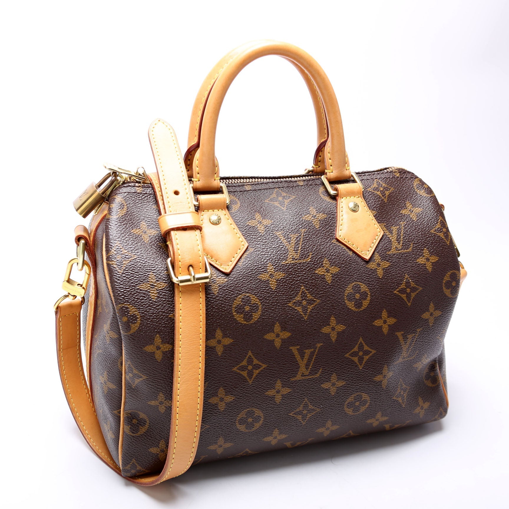 Louis Vuitton Speedy 25 W Monogram Handbag