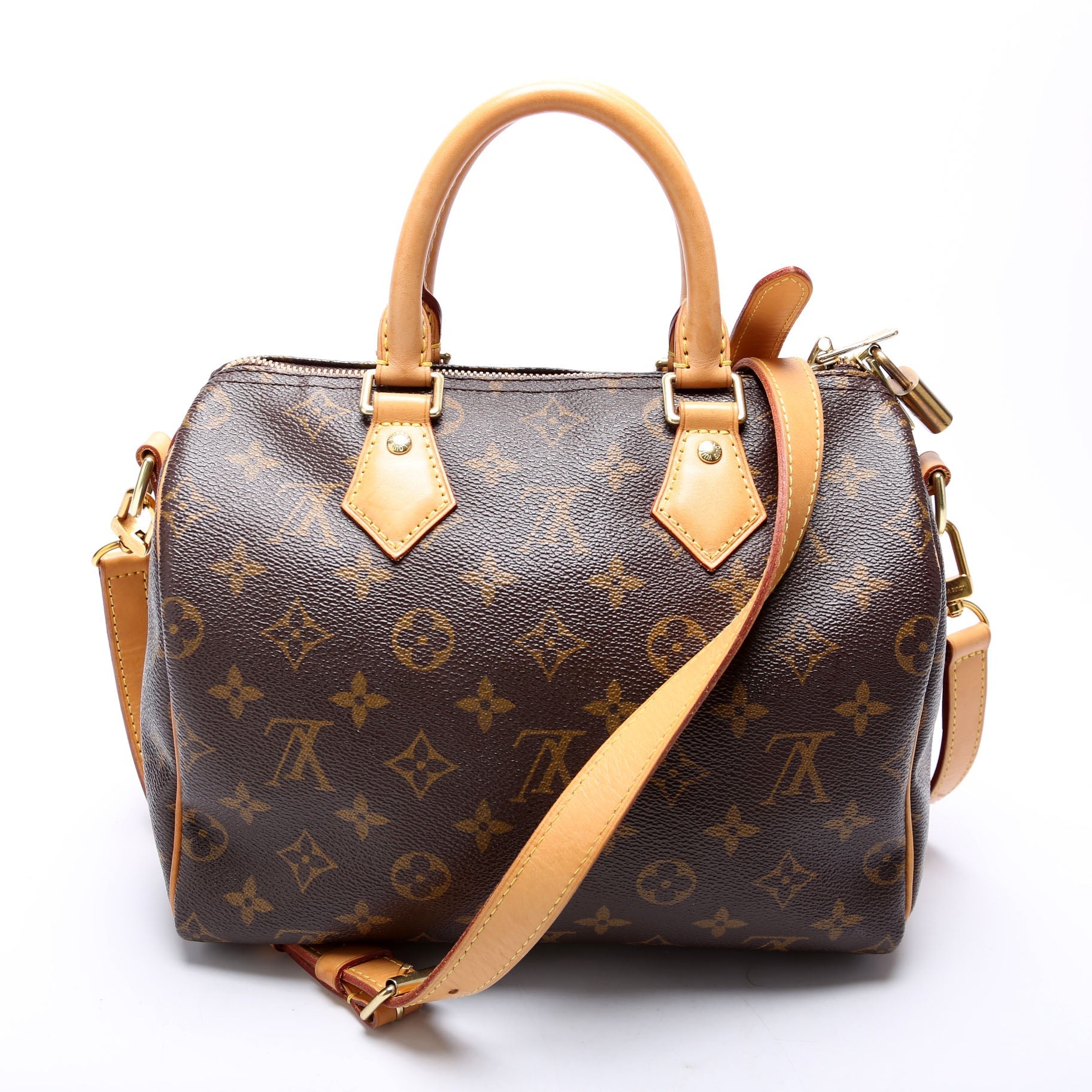 Louis Vuitton Speedy 25 W Monogram Handbag