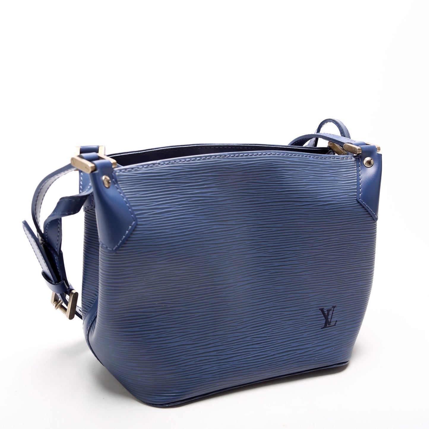 Louis Vuitton Mandara PM Epi Blue Handbag
