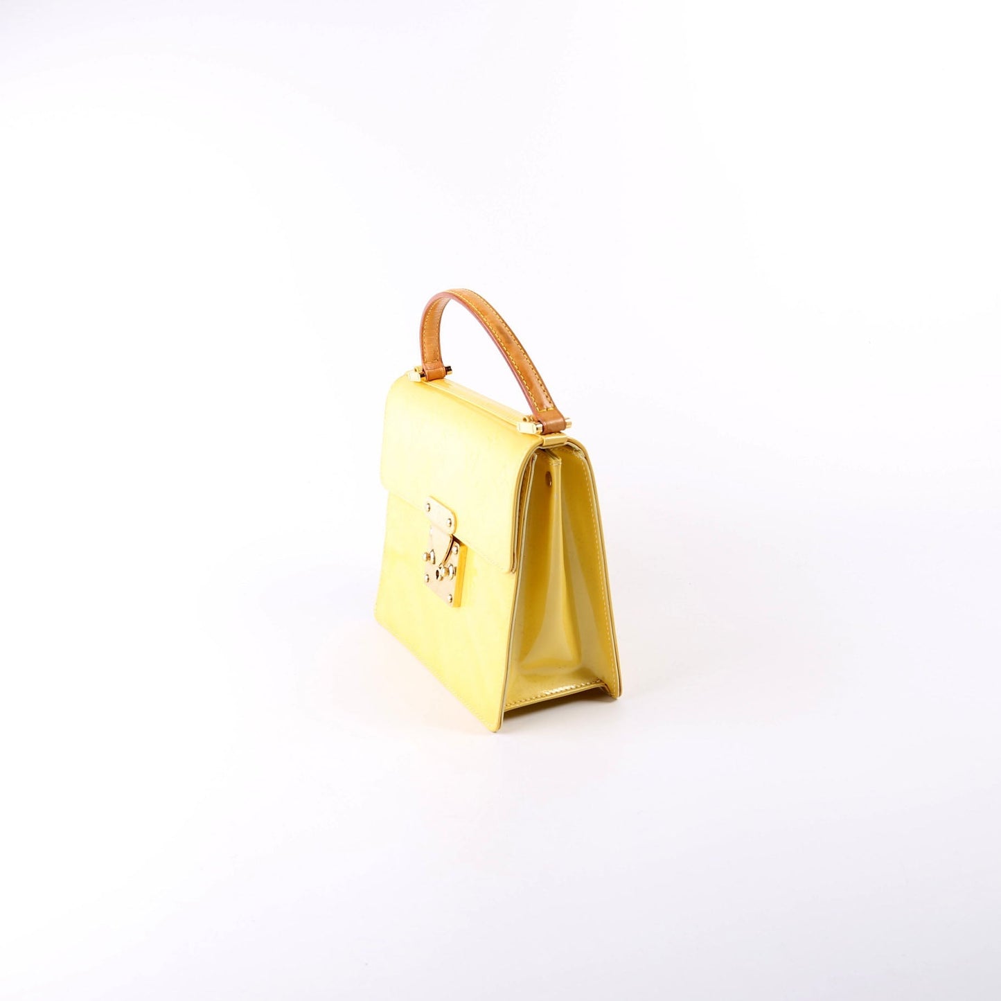 Louis Vuitton Spring Street Older Yellow Vernis Jewelry